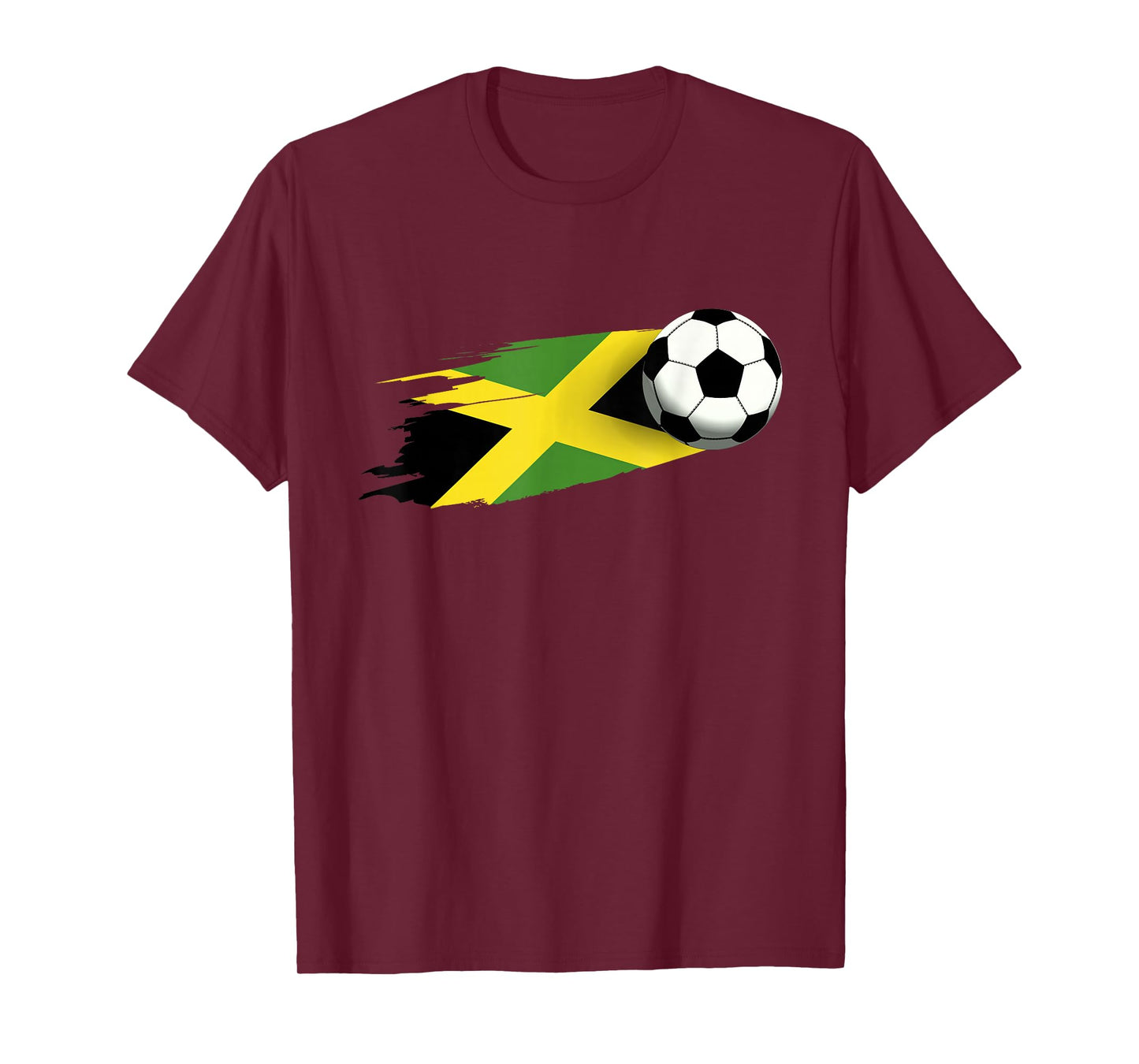 Jamaica Flag Jersey Jamaican Soccer Team Jamaican T-Shirt