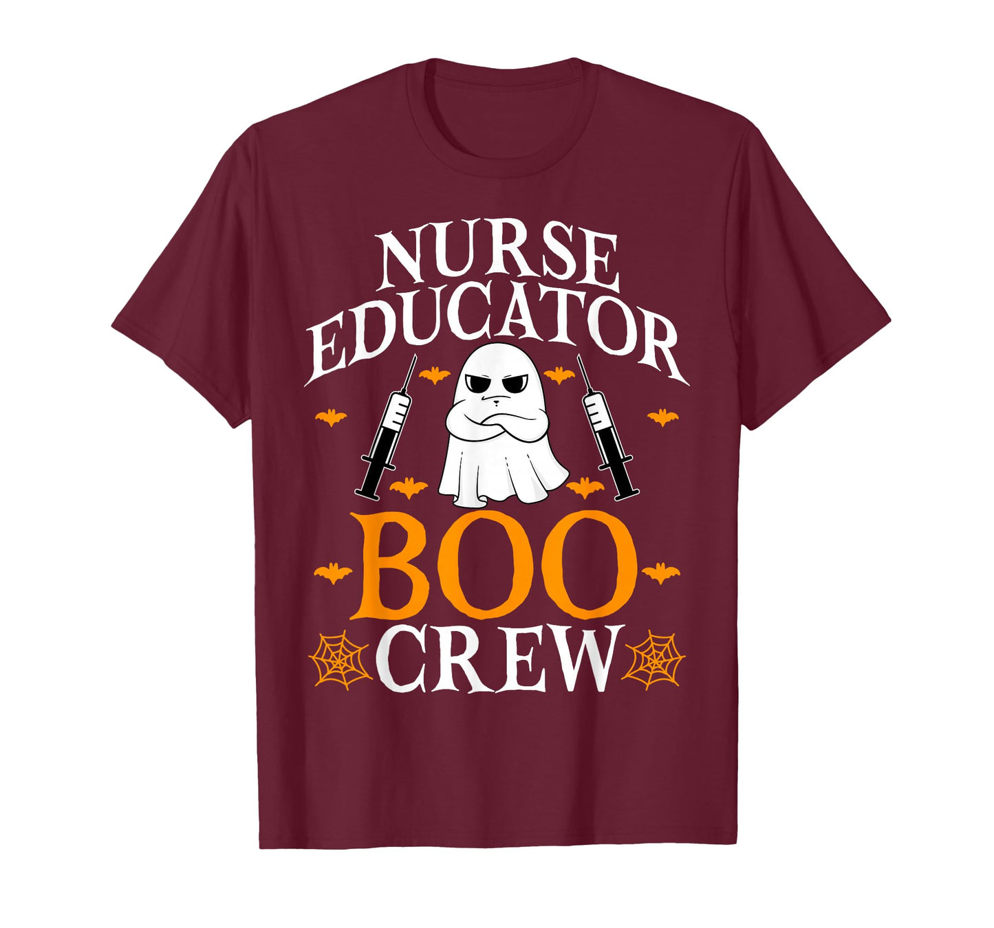 Nurse Educator Boo Crew - Nurse Instructor Halloween Ghost T-Shirt