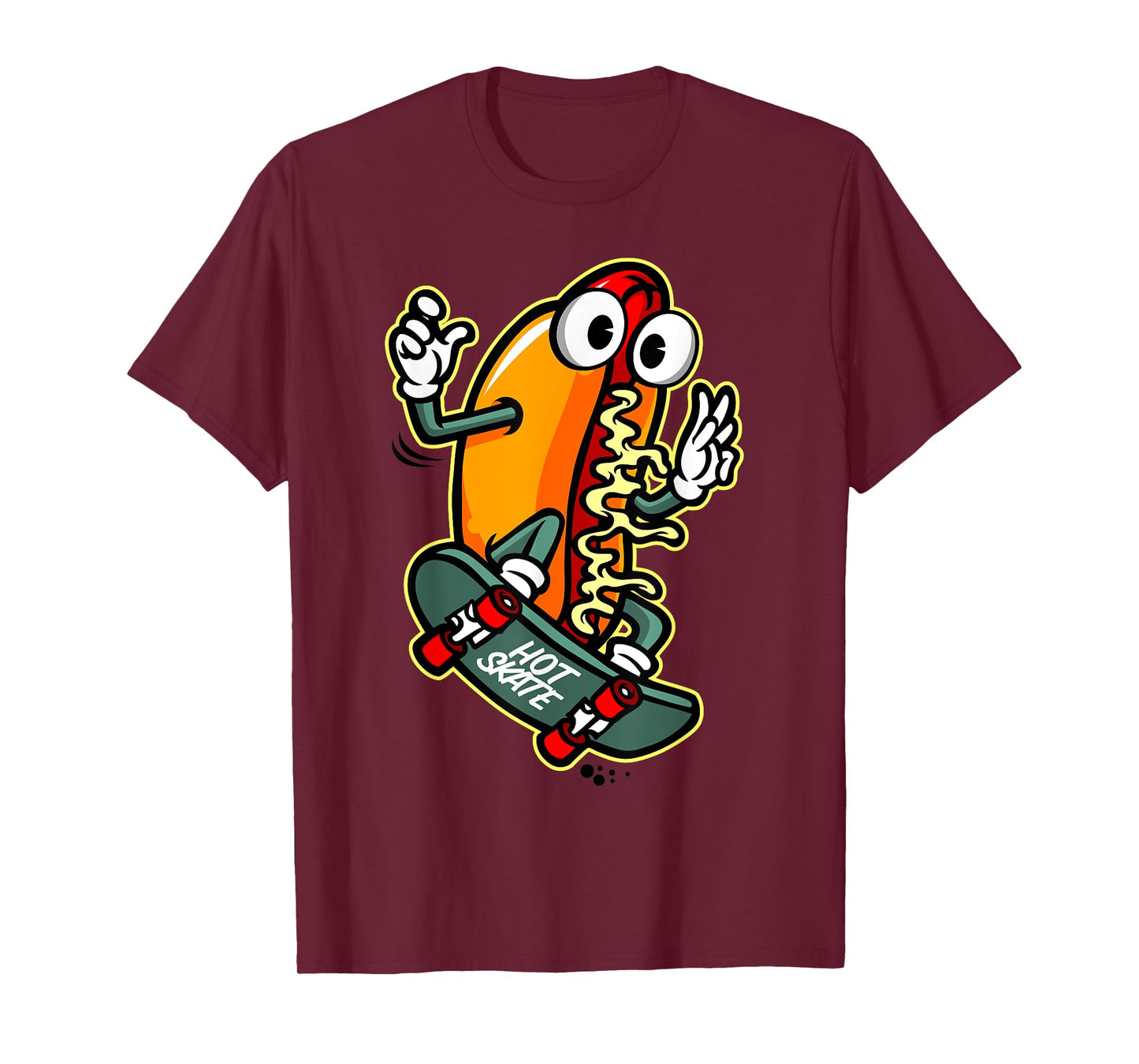 Skateboarding Hot Dog T-Shirt