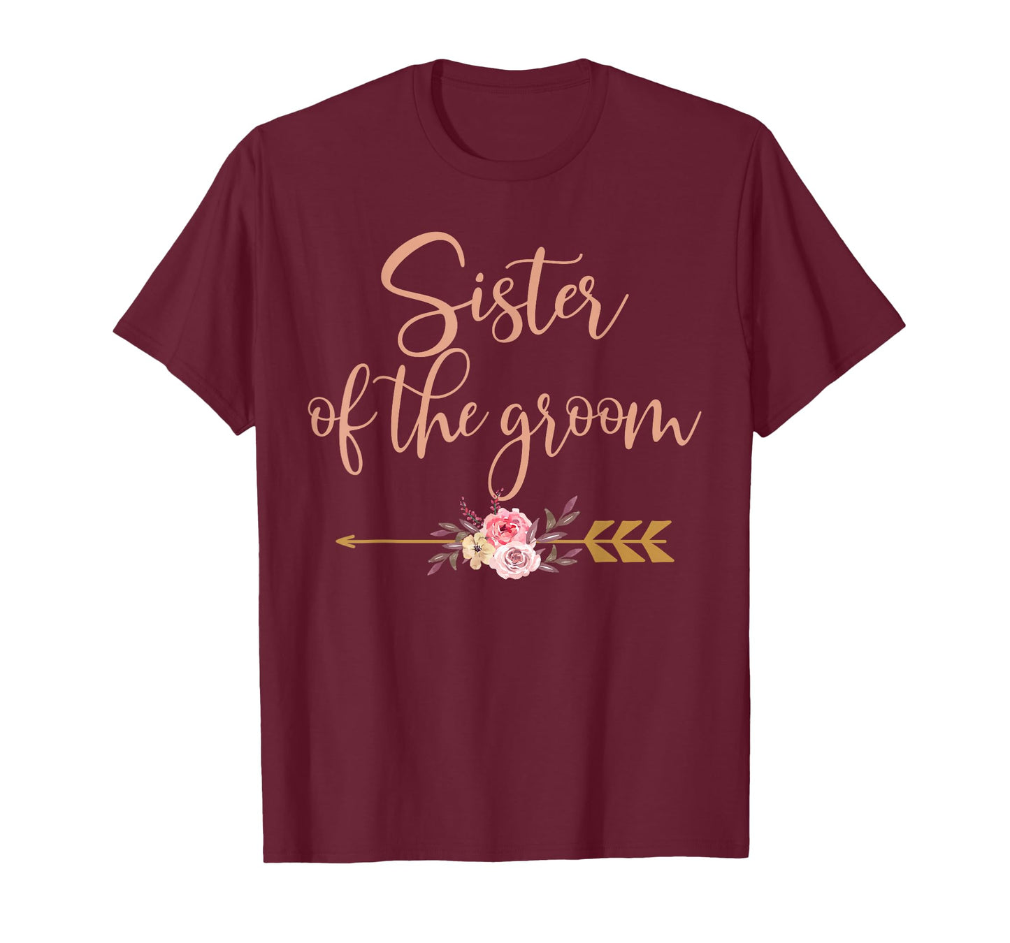 Sister of The Groom Bridal Shower Gift Wedding Party T-Shirt