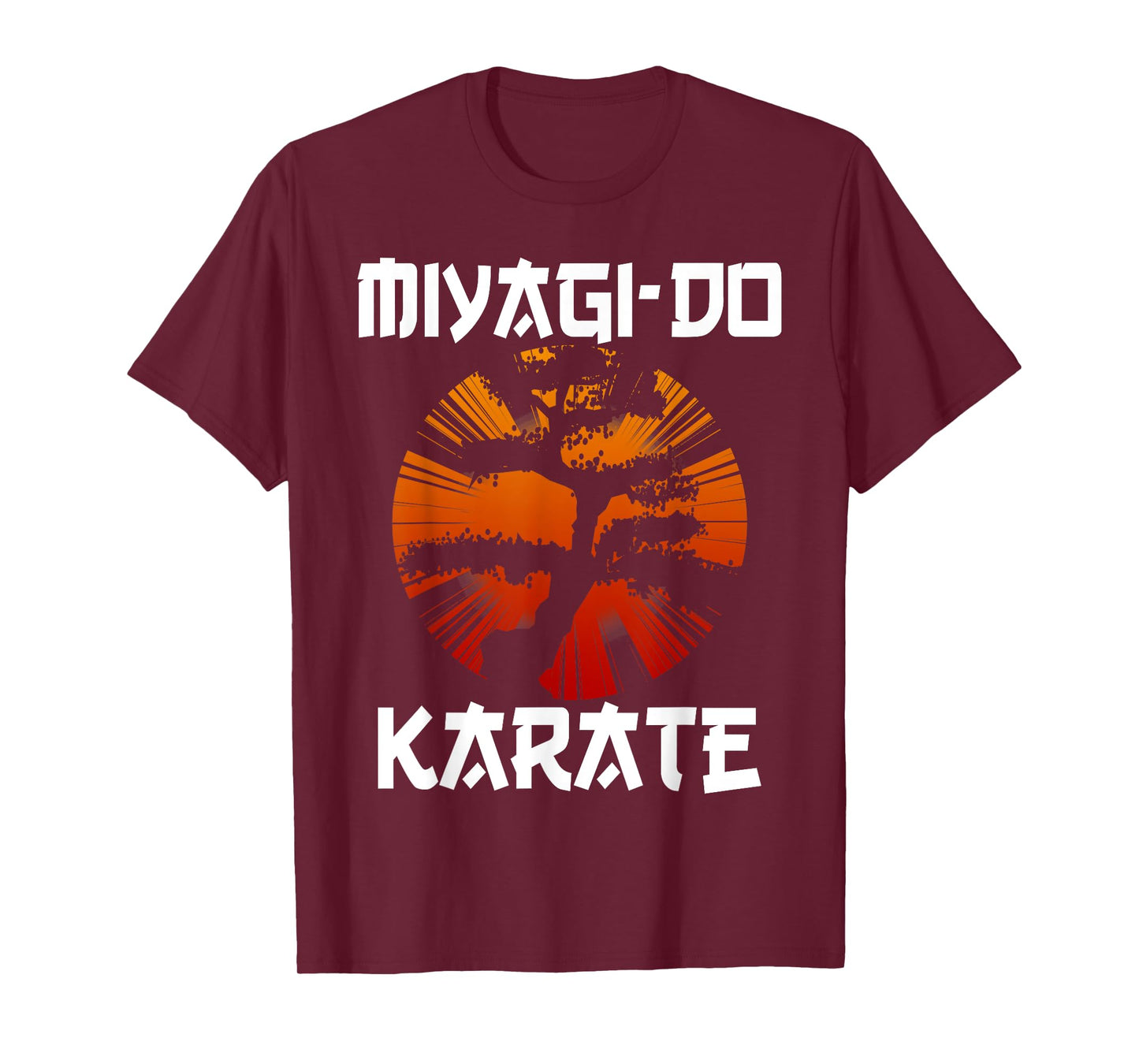 Retro Vintage Miyagi-Do Karate Life Bonsai Tree Martial Arts T-Shirt