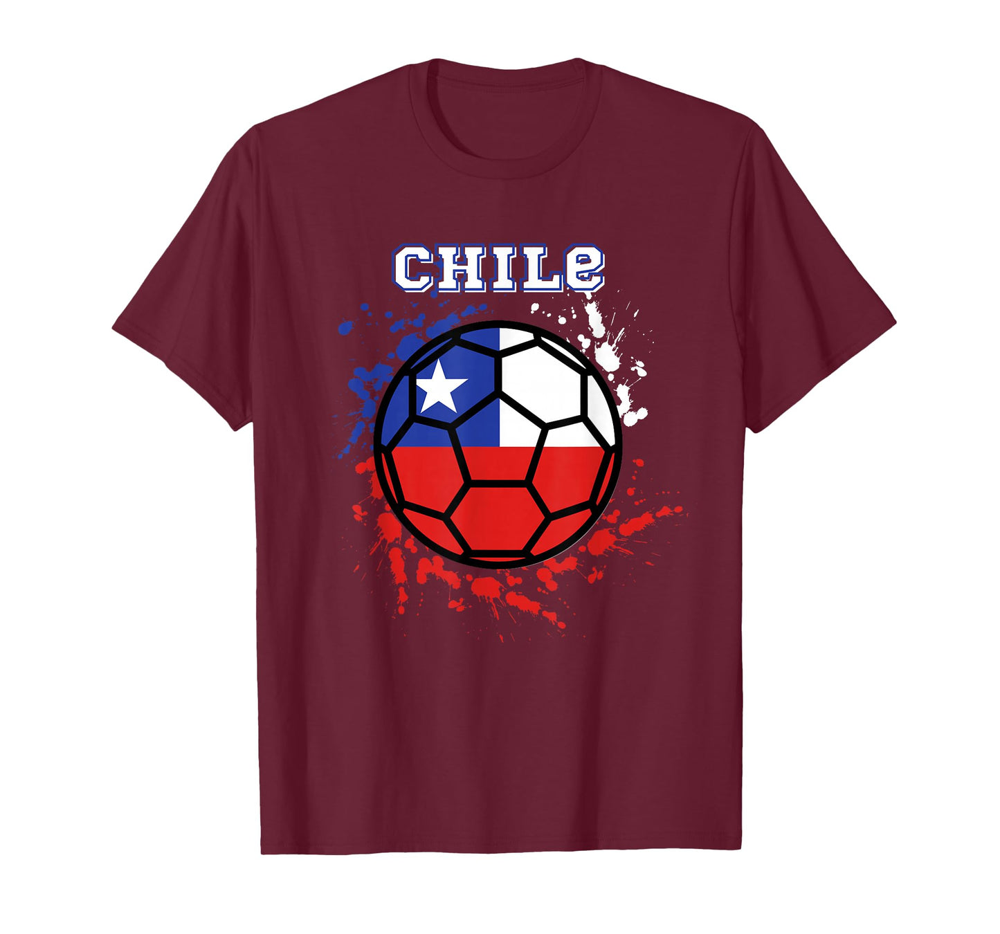 Chile Soccer Chilean Flag Futbol Fan Jersey T-Shirt