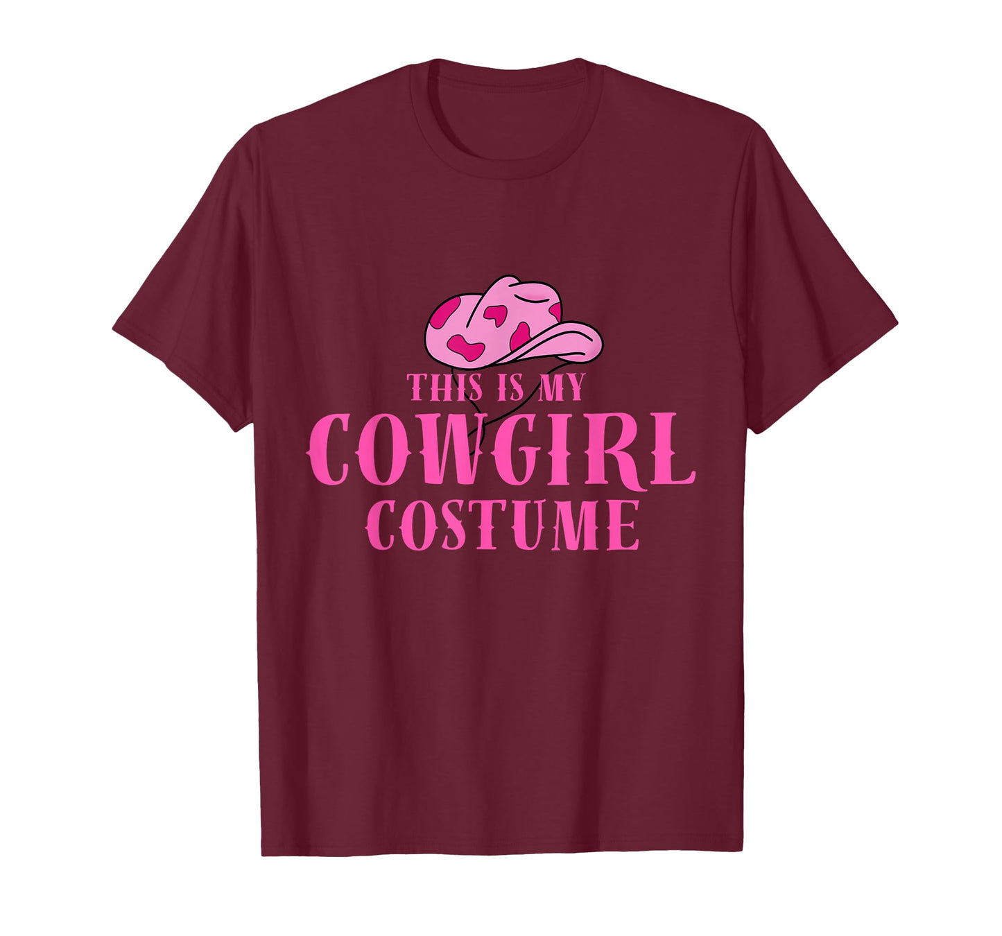 This Is My Cowgirl Costume Women Western Cowboy Rodeo tee T-Shirt