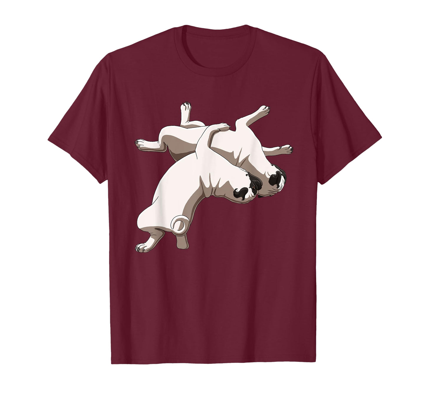 Funny Wrestling Dog Wrestler Pug T-Shirt for Men Women Girls Kids