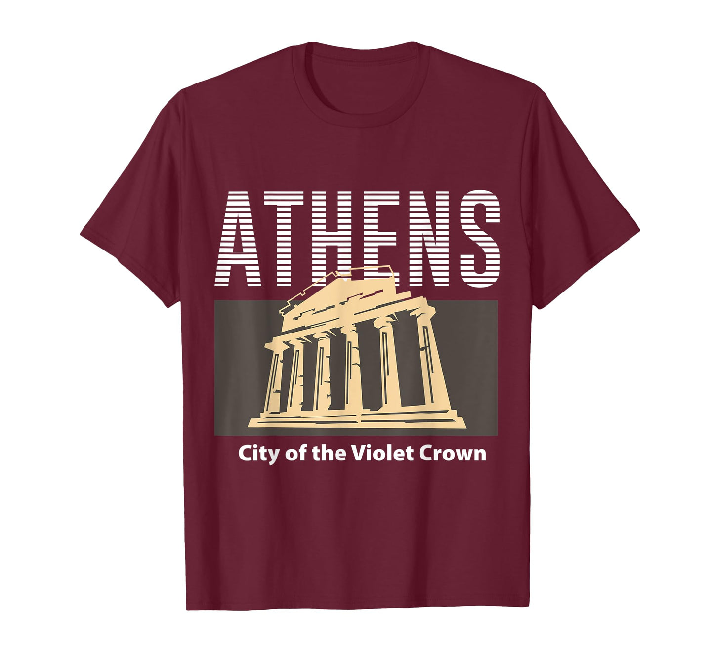 Athens Vacation Holiday Greece Flag T-Shirt