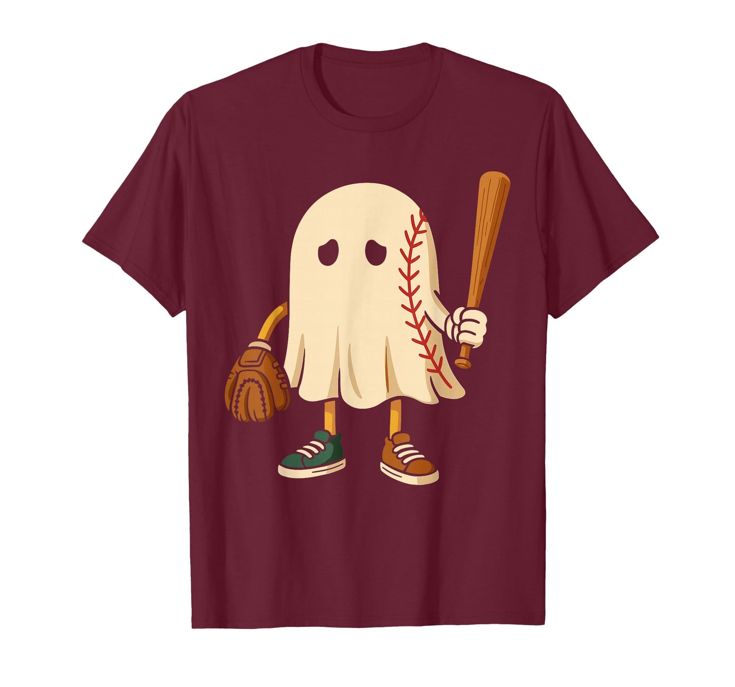 Funny Halloween Shirts for Boys, Drippy Ice Cream Ghost T-Shirt