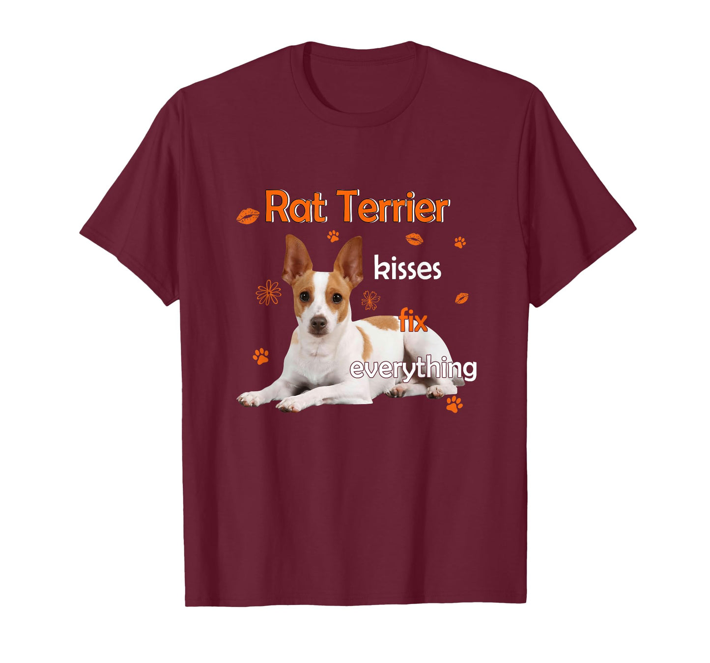 Rat Terrier Kisses Fix Everything T-Shirt