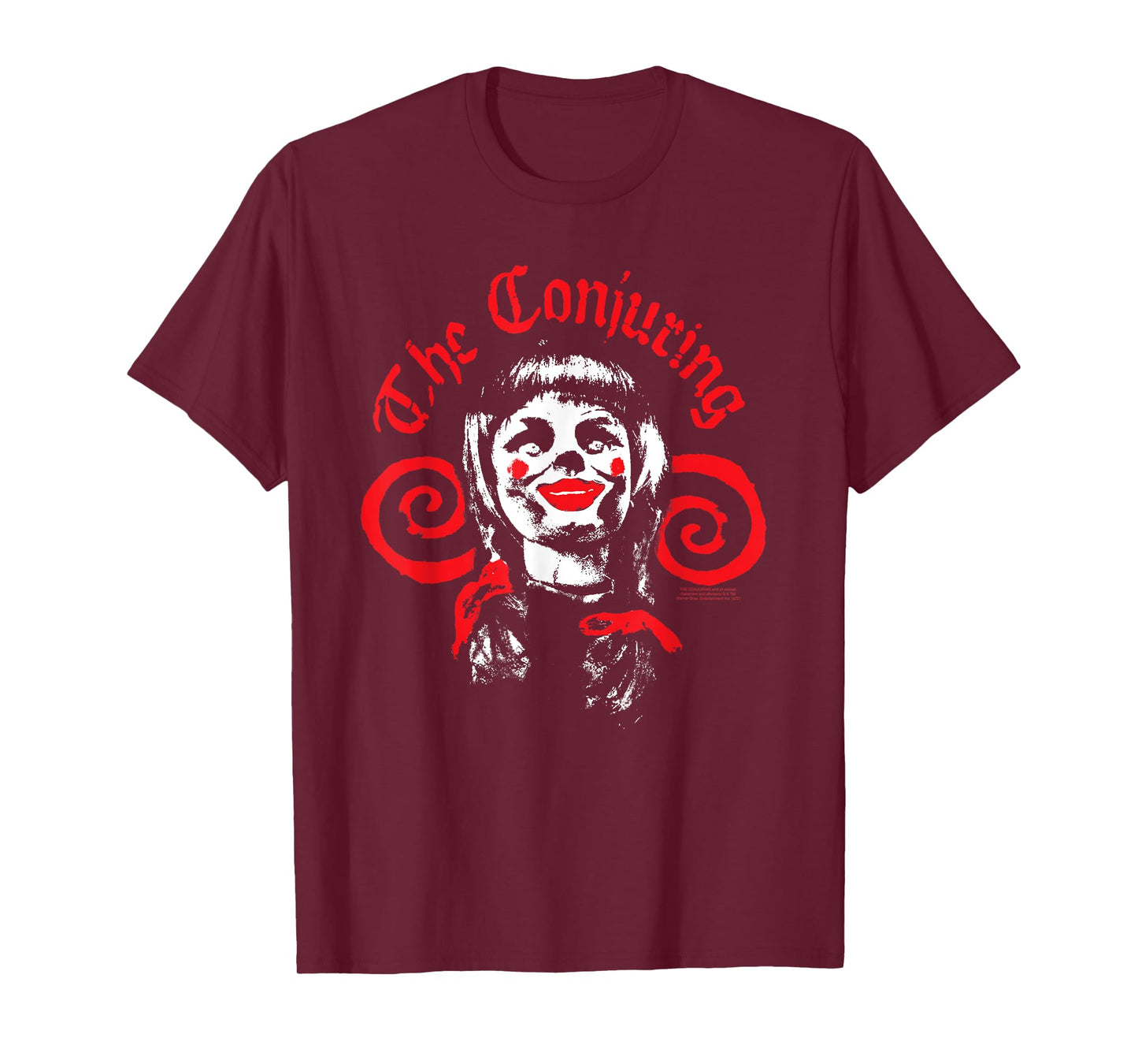 The Conjuring Grunge Photo Annabelle Doll Horror Movie T-Shirt