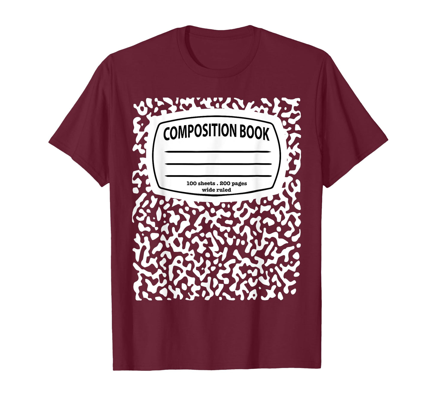 Composition Notebook Matching Teacher Group Halloween Outfit T-Shirt