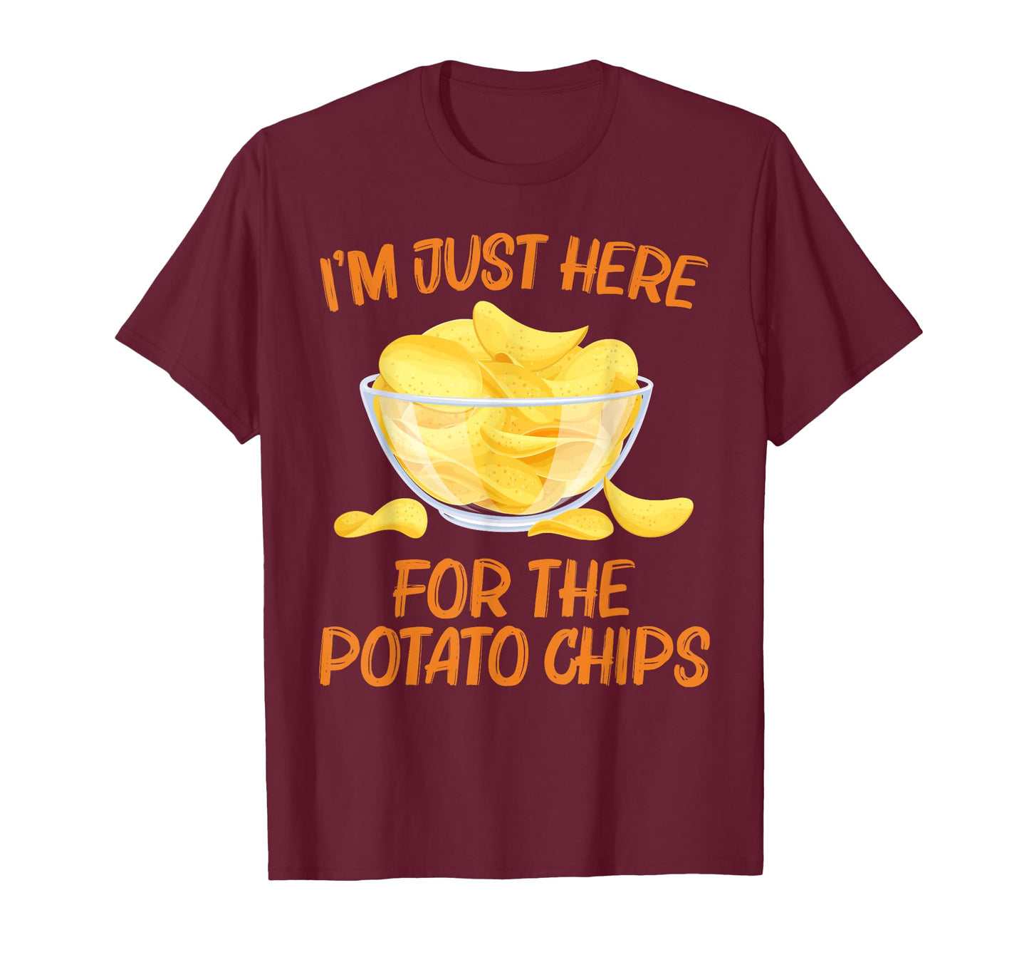 Cool Potato Chips Art For Men Women Kids Potato Chips Lover T-Shirt