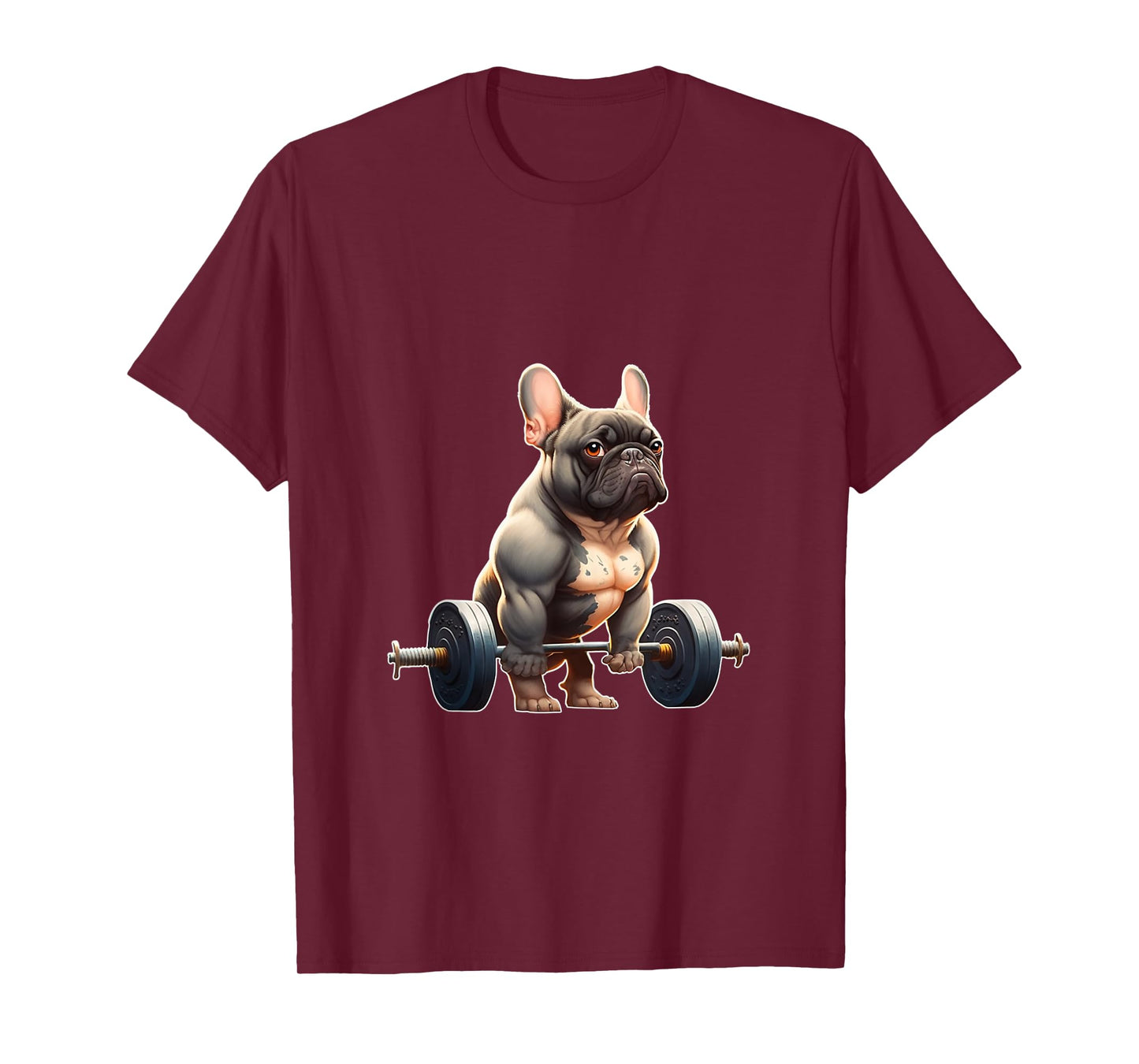 Funny French Bulldog Bodybuilding Gym Frenchie Weightlifter Tank Top