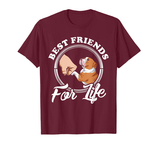 English Bulldog Lover Best Freinds Funny English Bulldog Men Women Kids T-Shirt