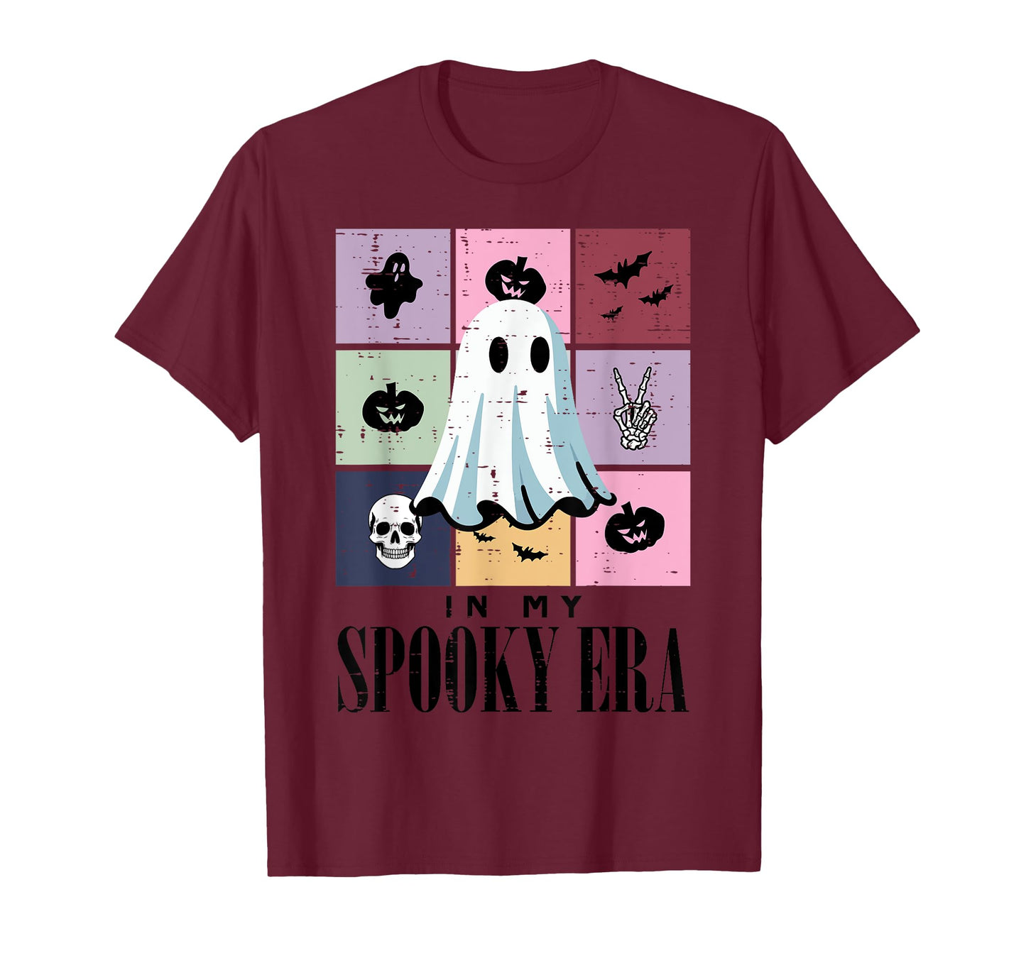 In My Spooky Era Ghost Retro Halloween Women Girls Teens T-Shirt