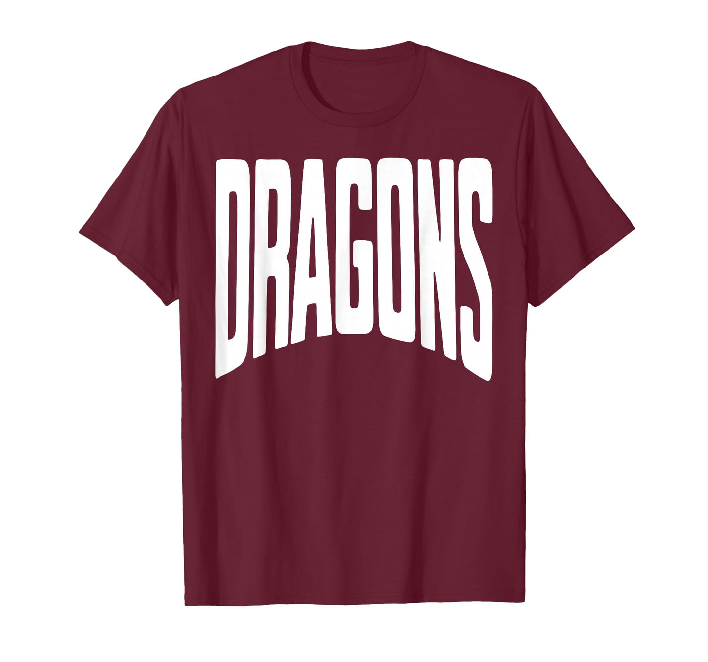 Dragons Team Mascot School Spirit Game Night Varsity Dragons T-Shirt