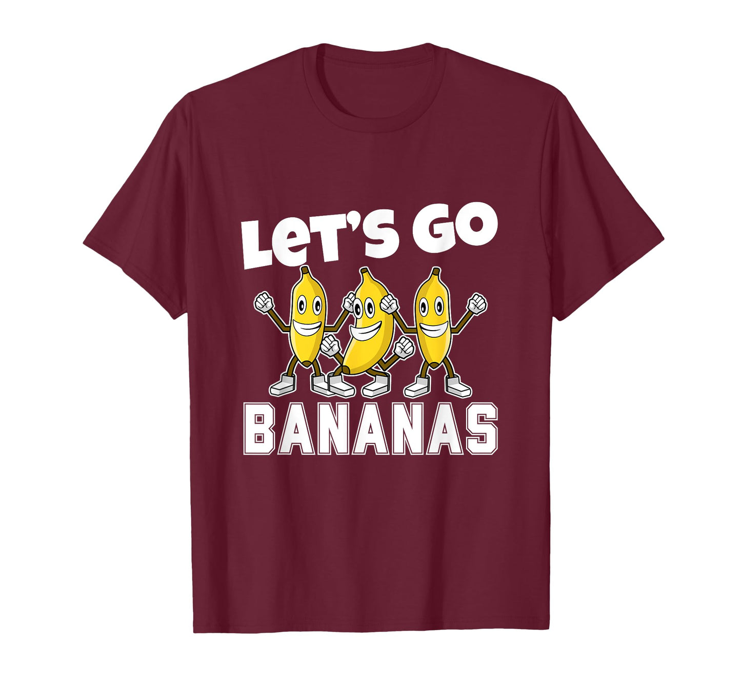 Let's Go Bananas Vintage Retro Costume Funny Bananas T-Shirt