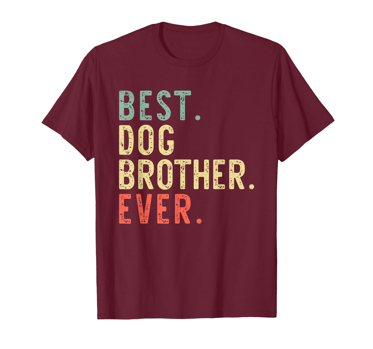 Best Dog Brother Ever Vintage Retro T-Shirt
