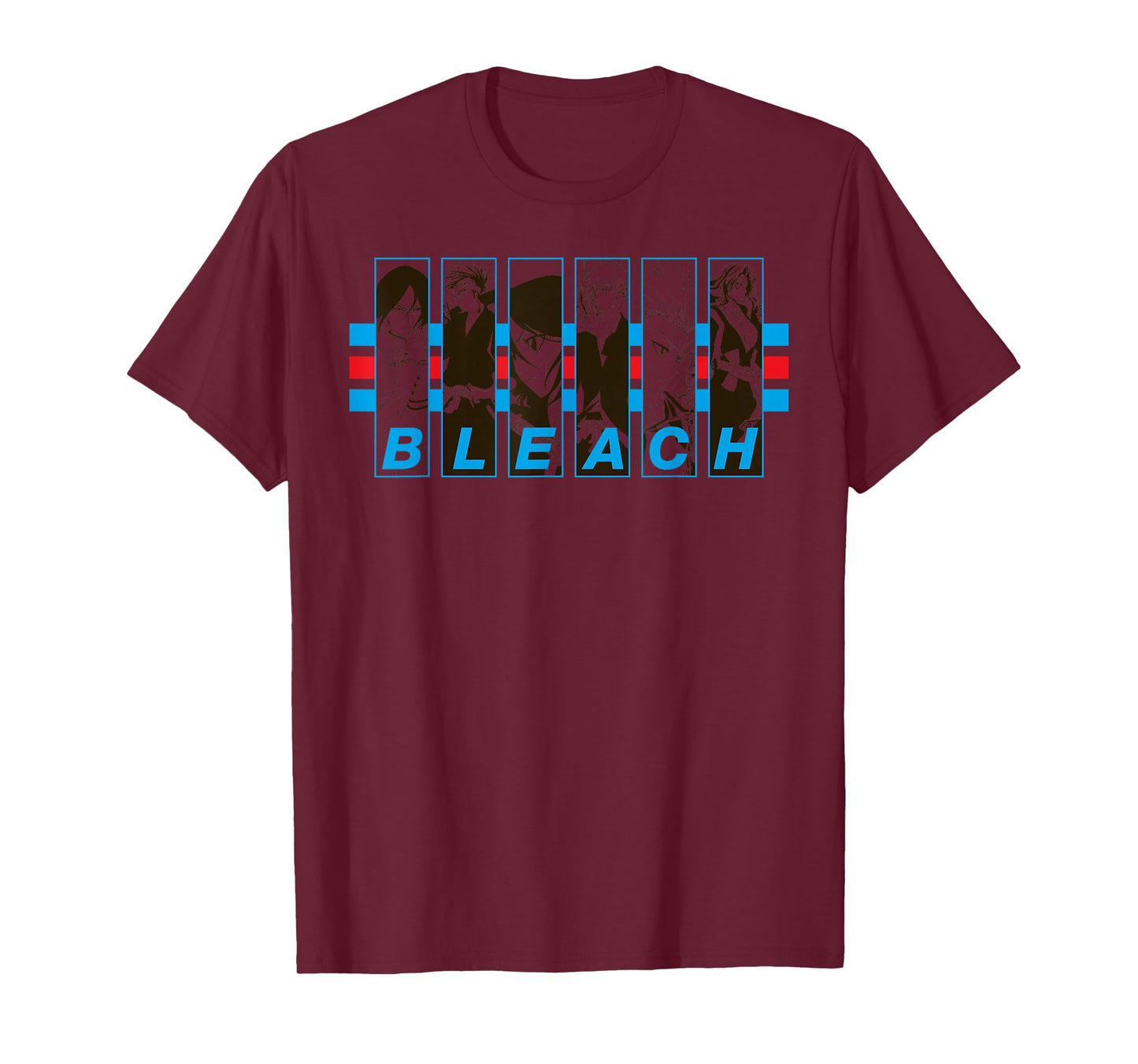 Bleach 5 Character Frames Anime T-Shirt