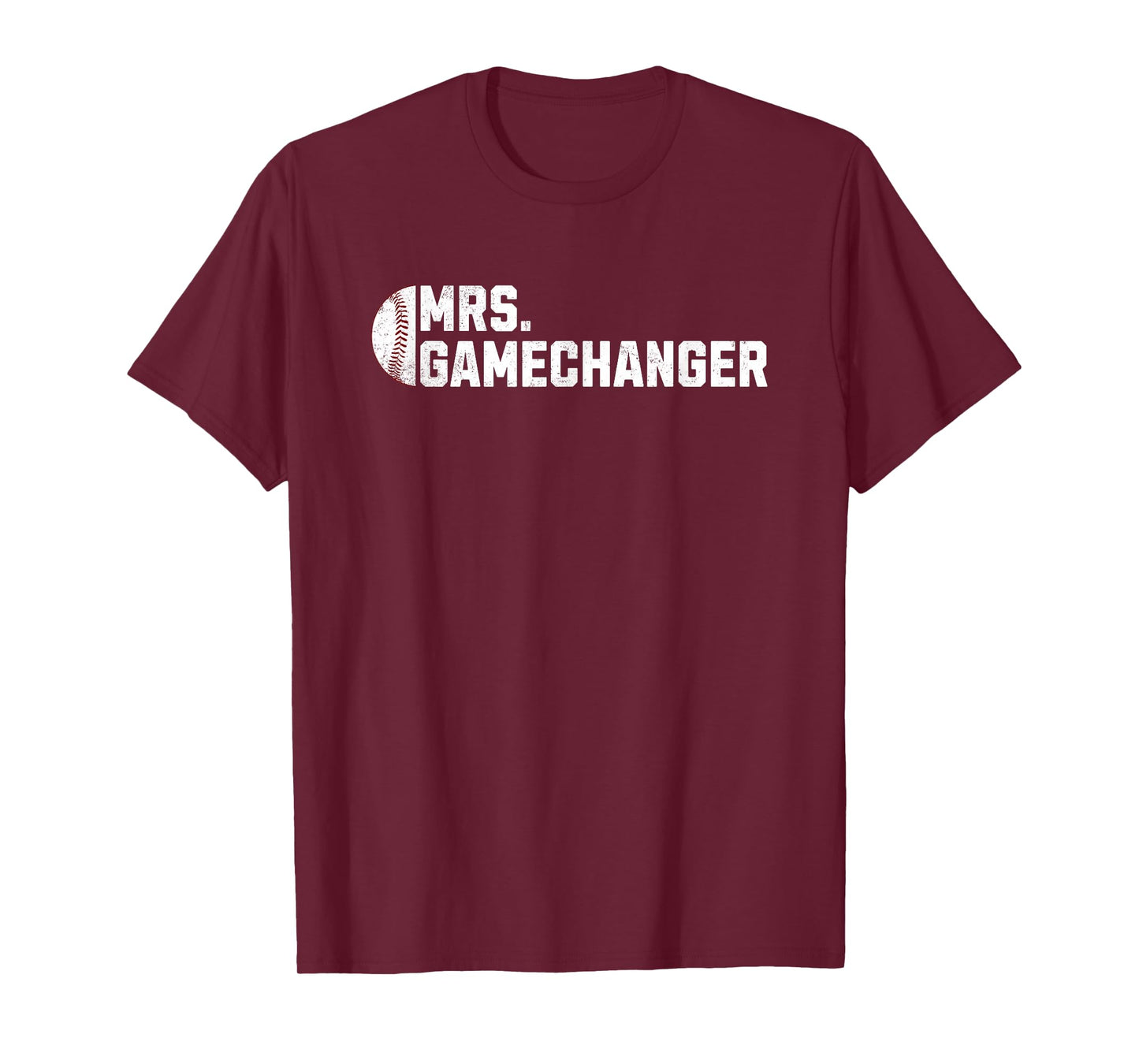 Mrs. Gamechanger Baseball Scorekeeper Love T-Shirt