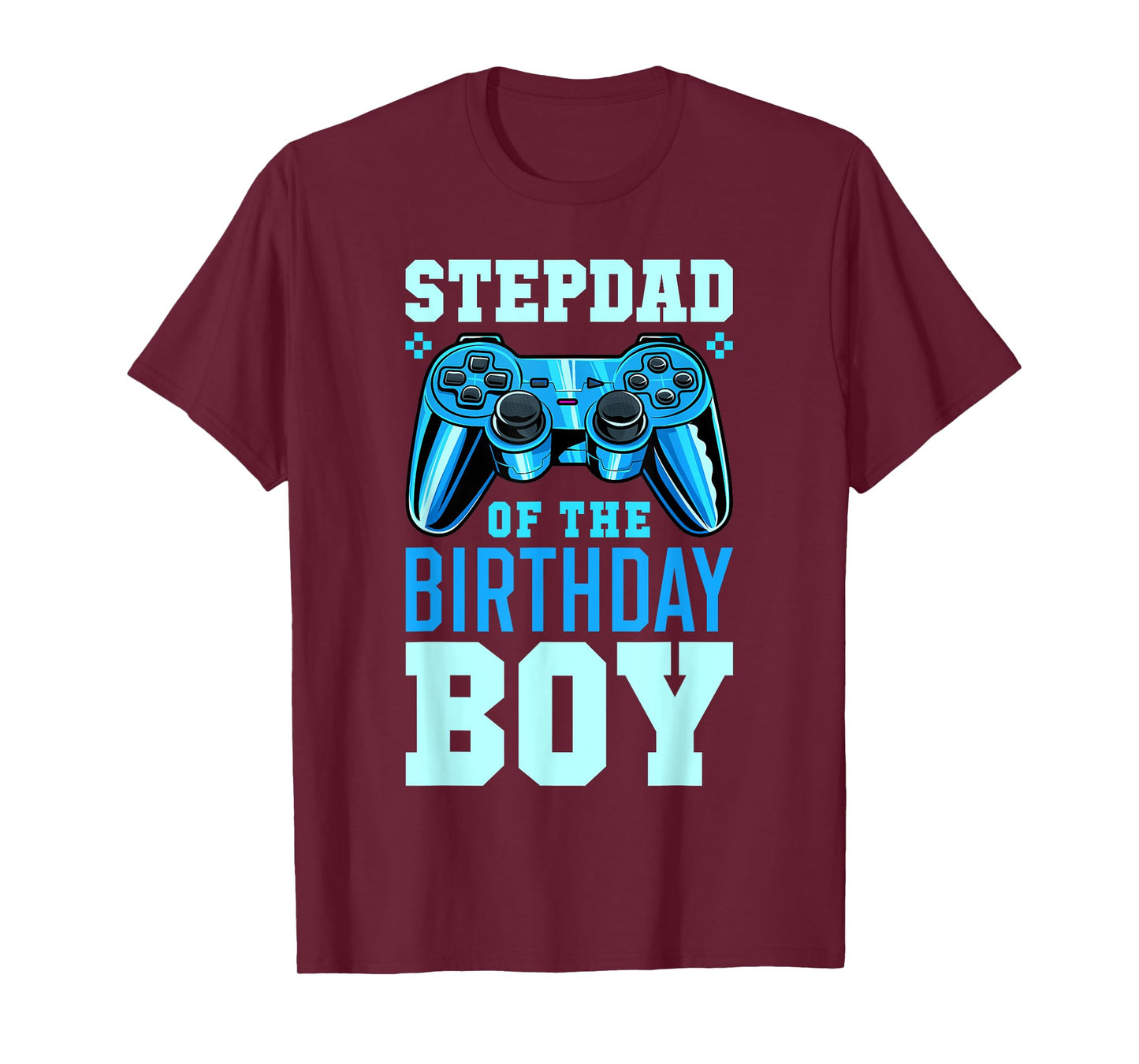 Stepdad of the Birthday Boy Matching Video Gamer Birthday T-Shirt