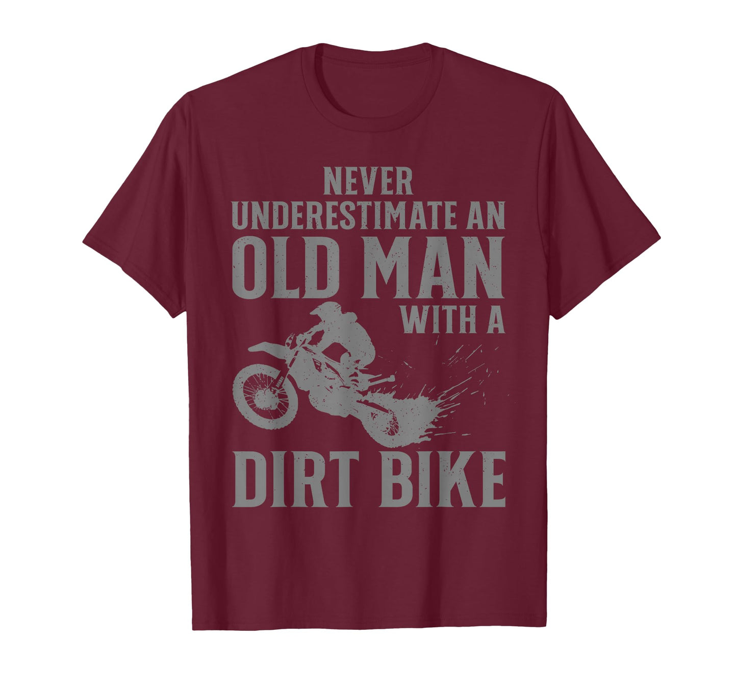 Dirt Bike Art for Men Grandpa Dad Dirtbike Dirt Bike Lover T-Shirt