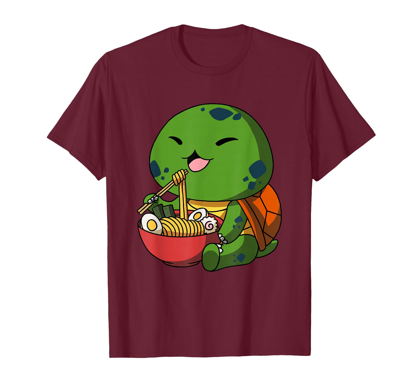 Kawaii Anime Turtle Asian Noodles Japanese Ramen T-Shirt
