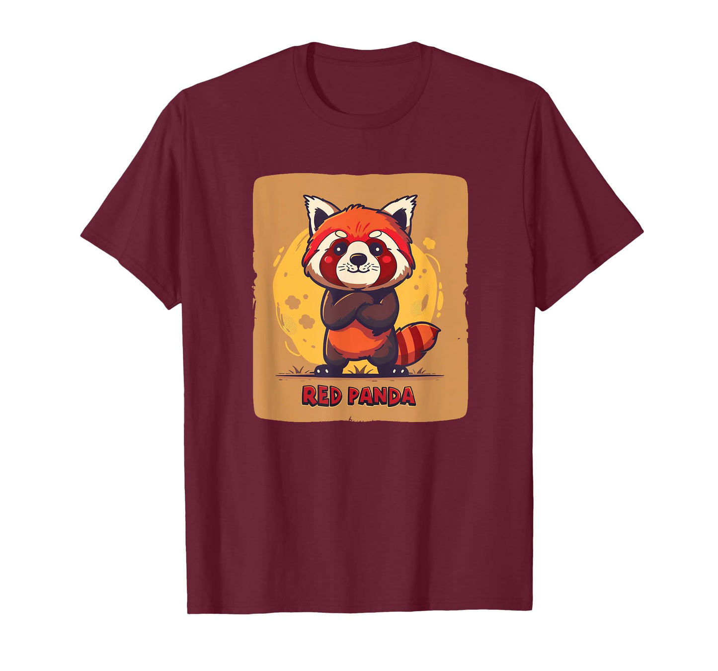 Cool standing Red Panda for a Casual and Funny Look T-Shirt
