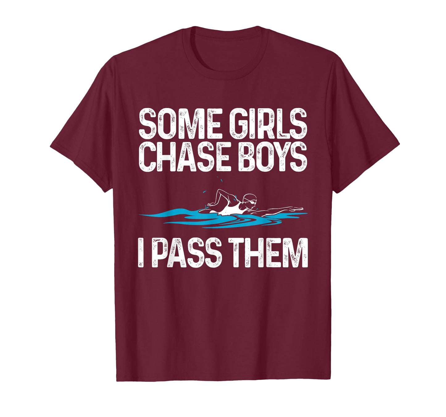 Funny Swimming Gift for Girls Women Swim Athletes Swimmer T-Shirt