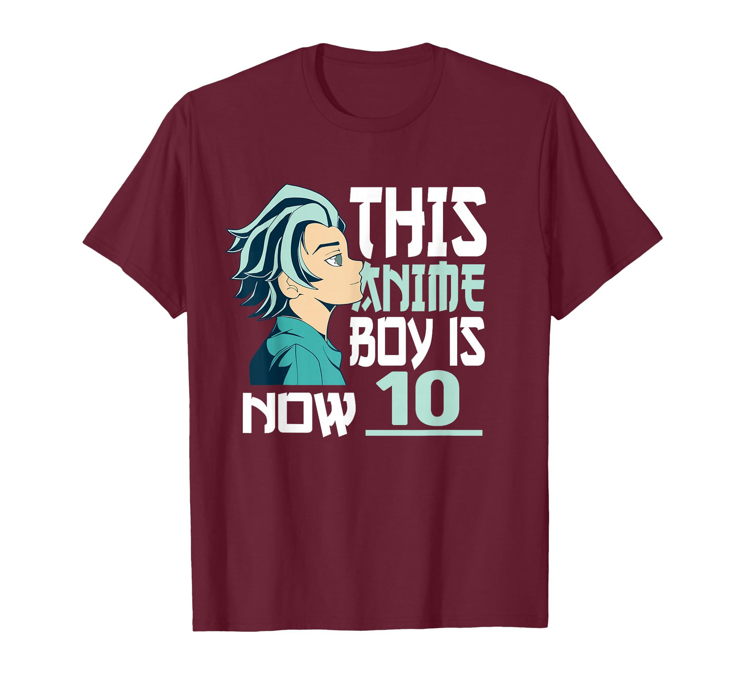 Manga This Anime Boy is Now 10 Years Old 10 th Birthday T-Shirt