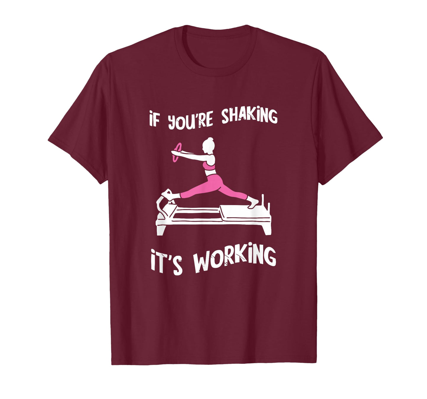 Pilates Workout Shaking Pilates Fitness Instructor Pilates T-Shirt