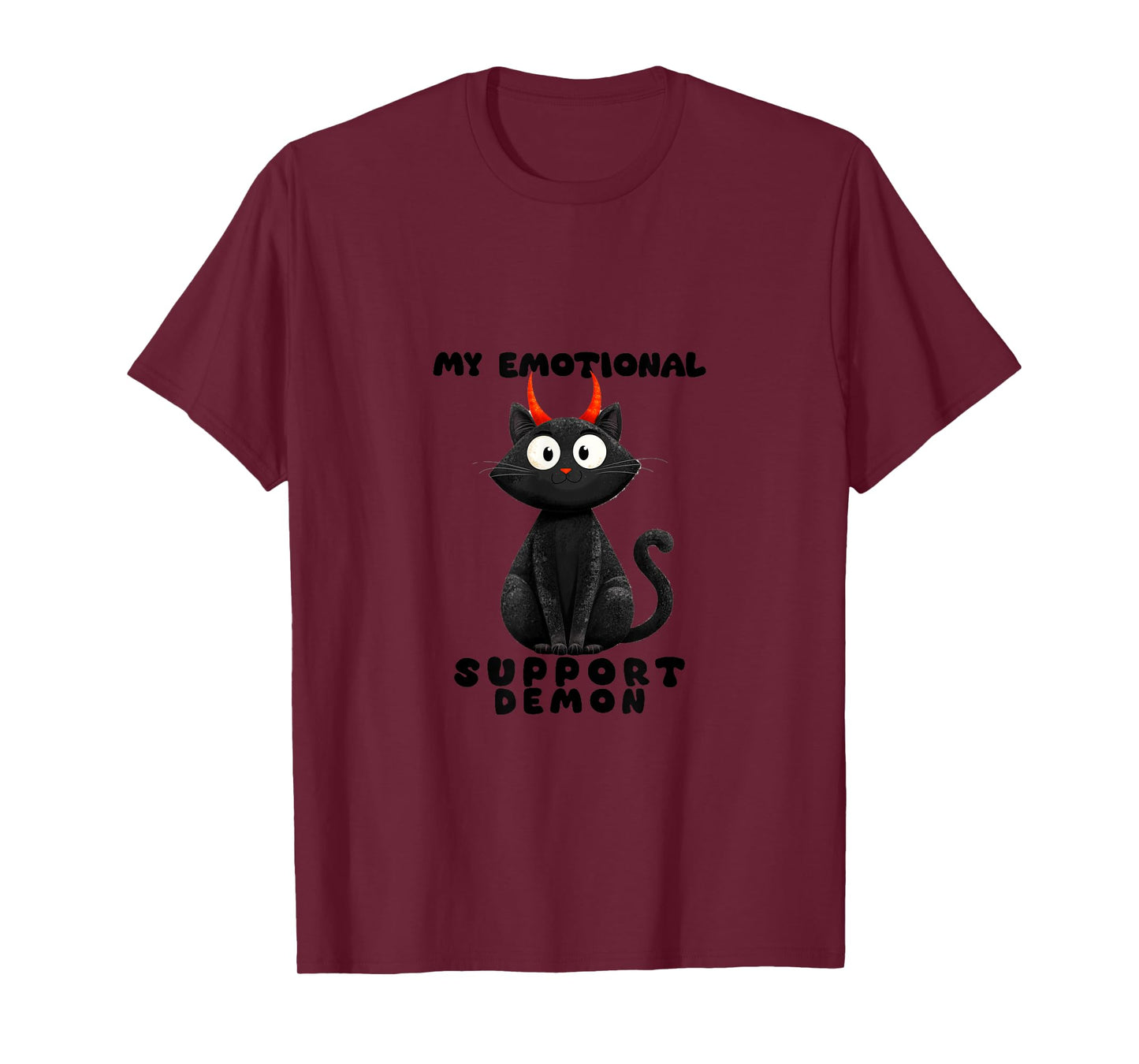Emotional Support Demon – Cat Edition T-Shirt