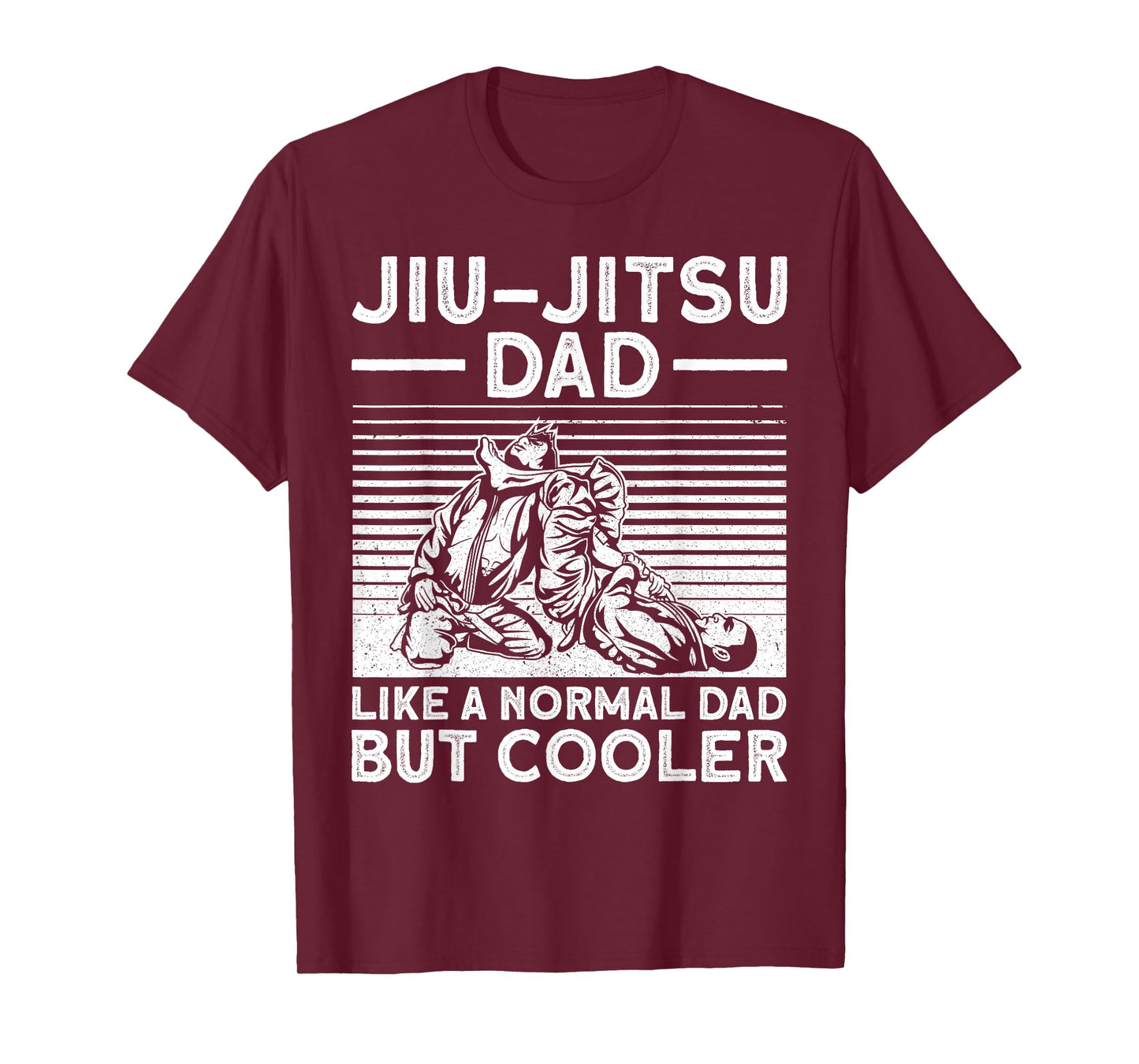 Funny Jui Jitsu Dad Design for Men Brazilian Jui Jitsu Lover T-Shirt Small