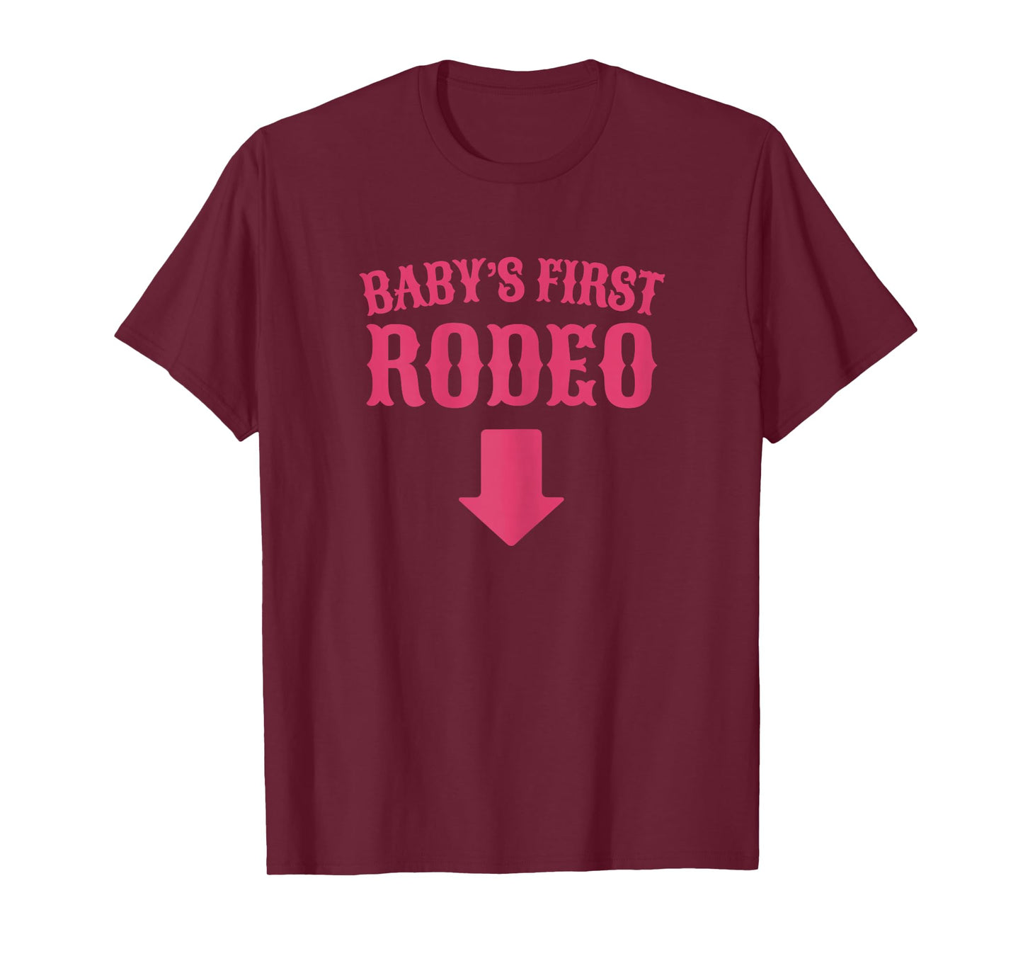 Rodeo Pregnancy Outfit Funny Mom To Be Pregnancy Cowgirl T-Shirt