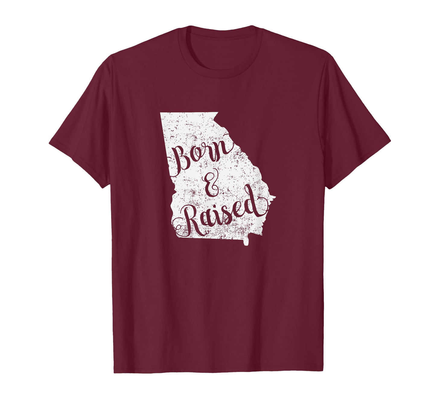Georgia Born & Raised Vintage T-Shirt Home State Love Gift T-Shirt