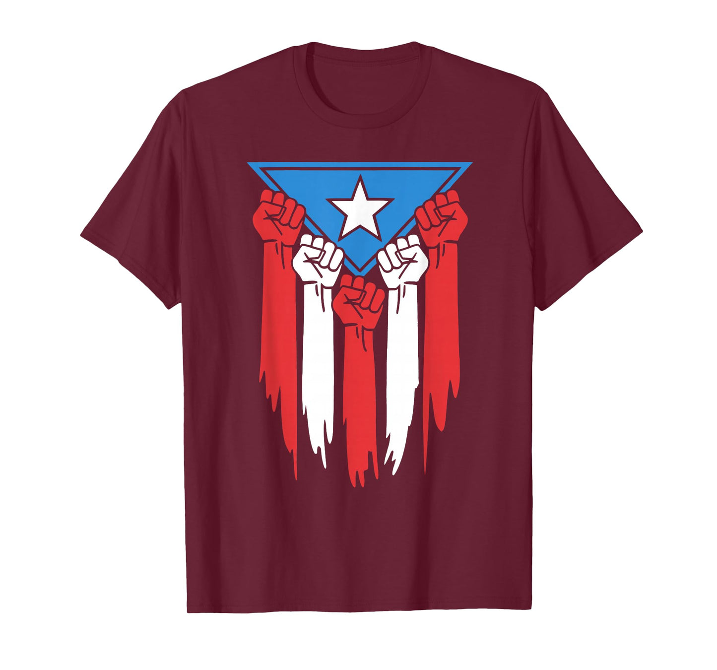 Boricua Puerto Rico PR Flag Puerto Rican Fist Hand Heritage T-Shirt