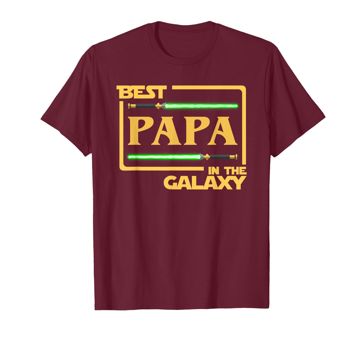 Best Papa In The Galaxy T-Shirt Fathers Day Funny Gift T-Shirt