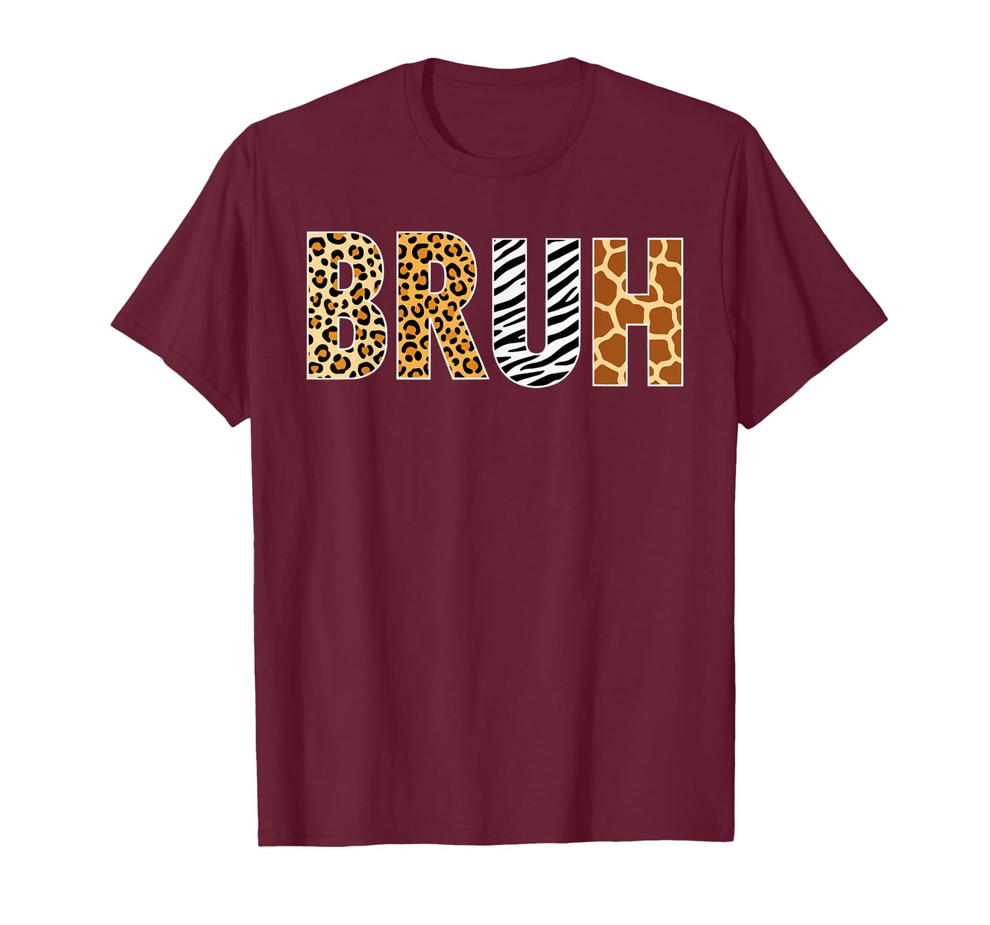 Bruh Zookeeper Safari Animal Print Costume Girls Boys Zoo T-Shirt