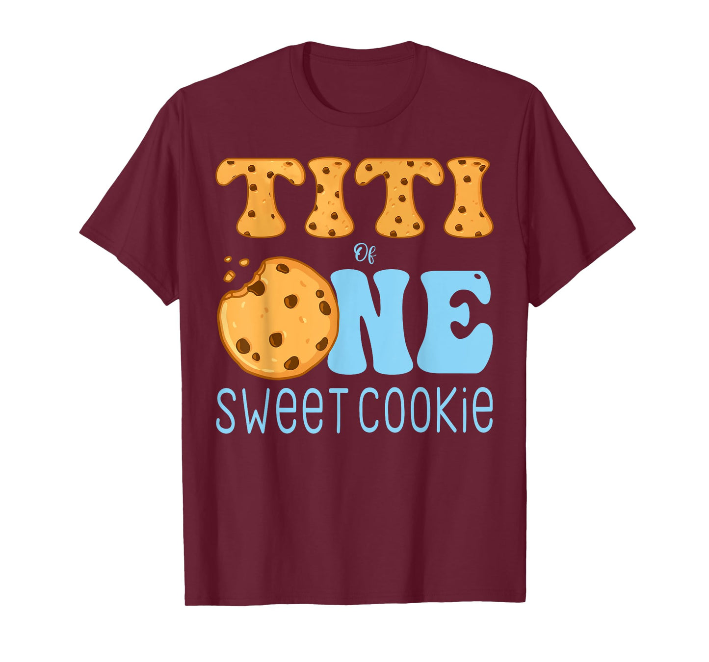 Titi Of One Sweet Cookies And Milk Birthday Party T-Shirt