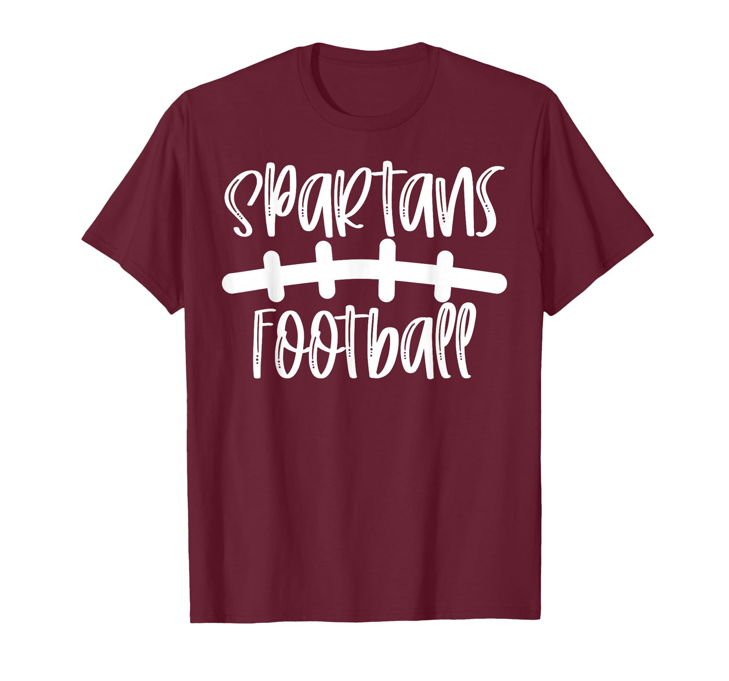 Spartans Football School Spirit Team Mascot Game Night T-Shirt
