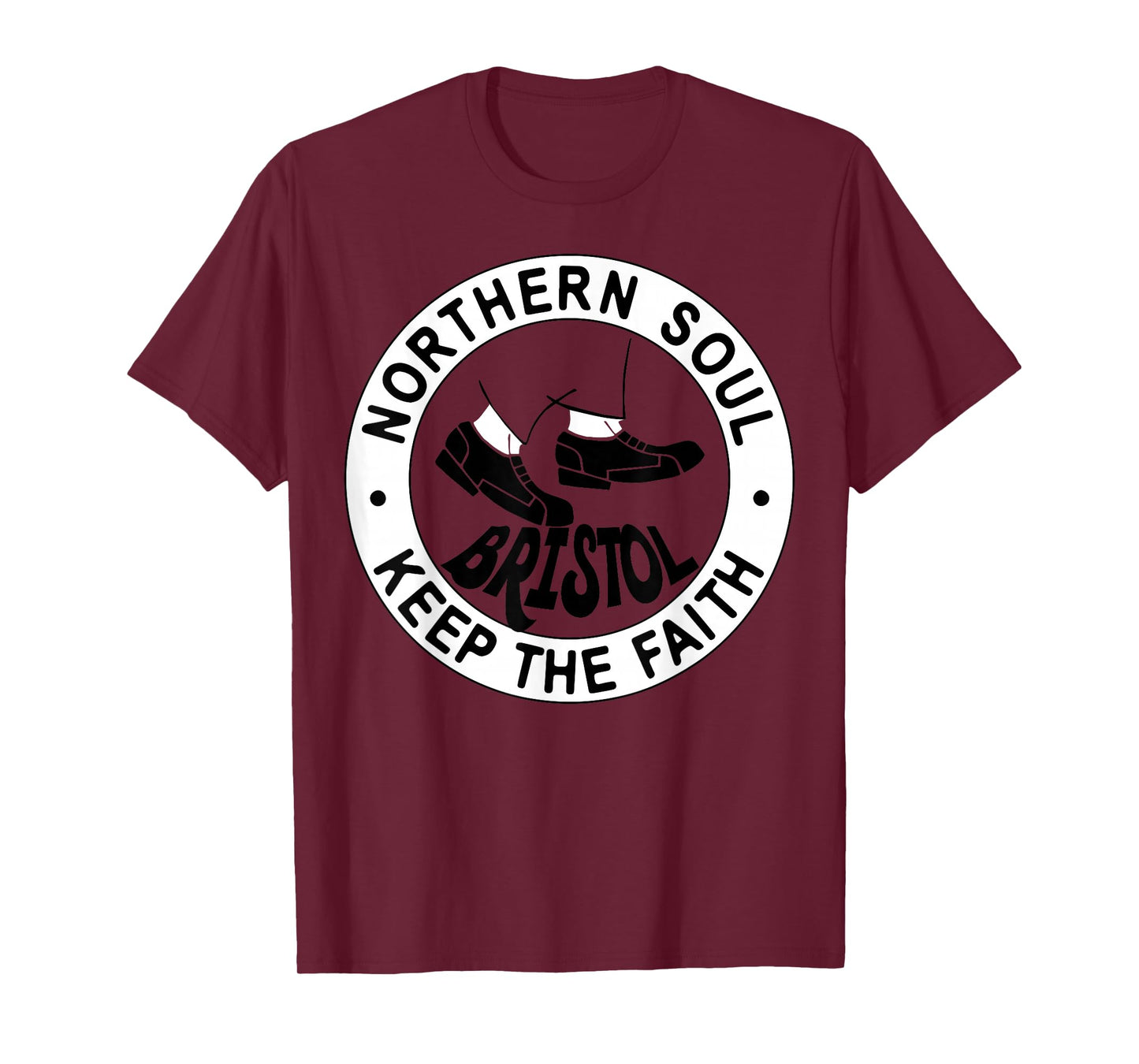 Northern Soul Bristol Keep the Faith Dancing feet T-Shirt