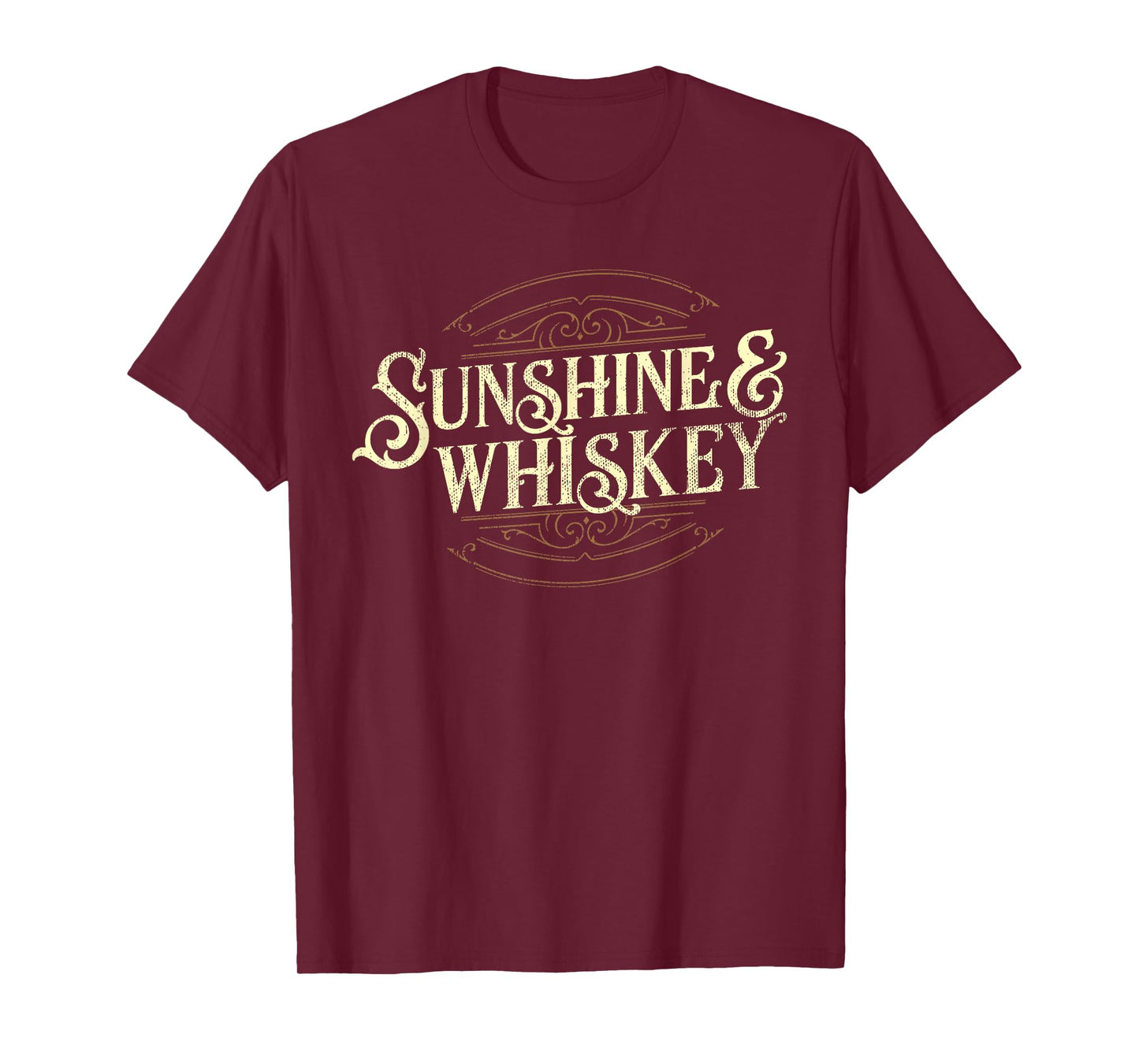 Vintage Sunshine and Whiskey Country Drinking T-shirt T-Shirt