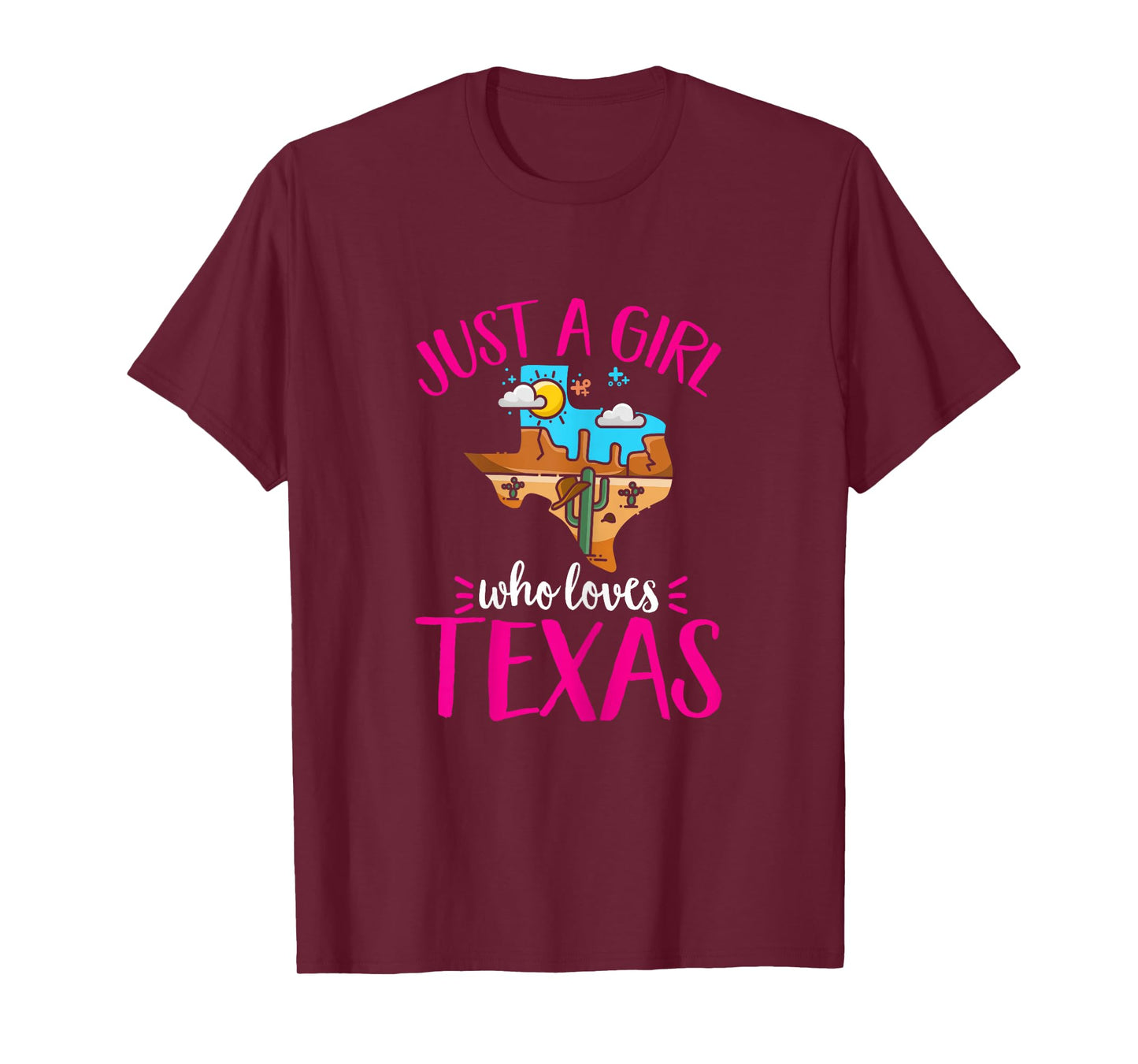 Texas Home Love Texan Girl Who Loves Her Texas T-Shirt