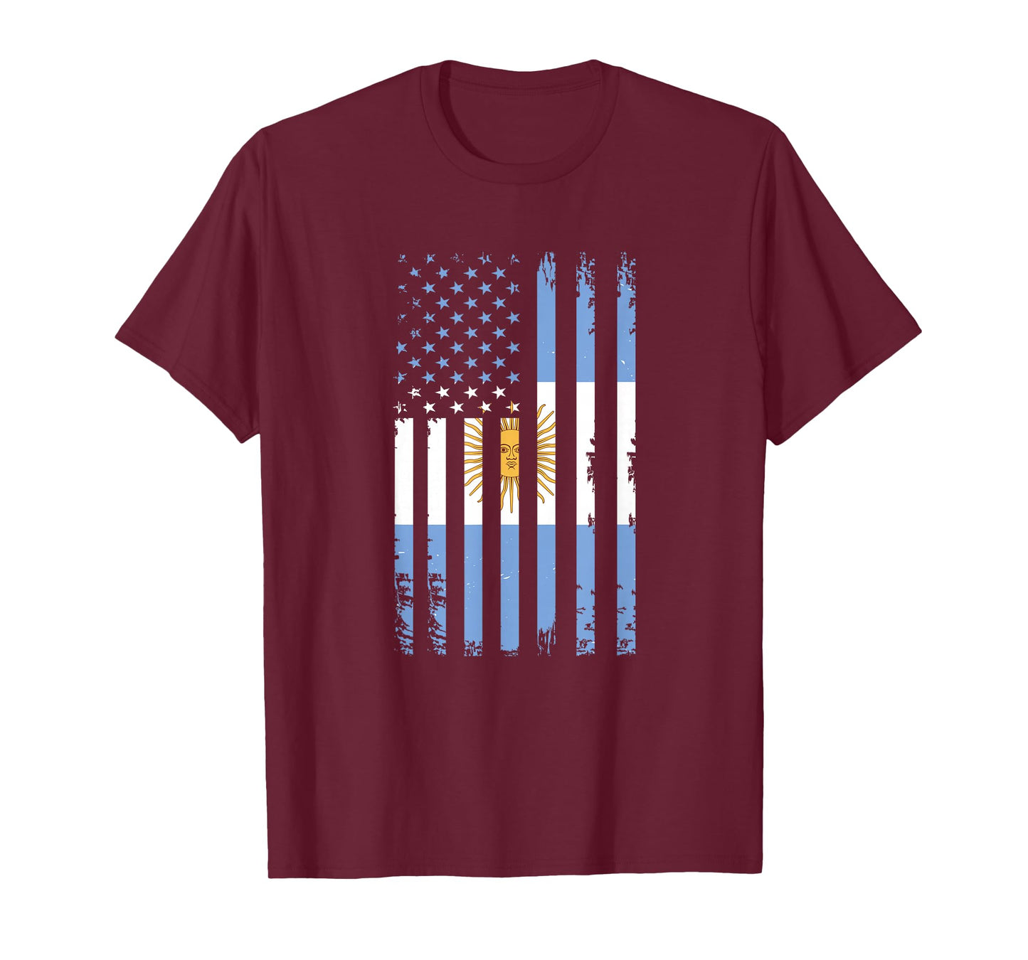 Argentinian American Flag Argentina Usa Argentine T-Shirt