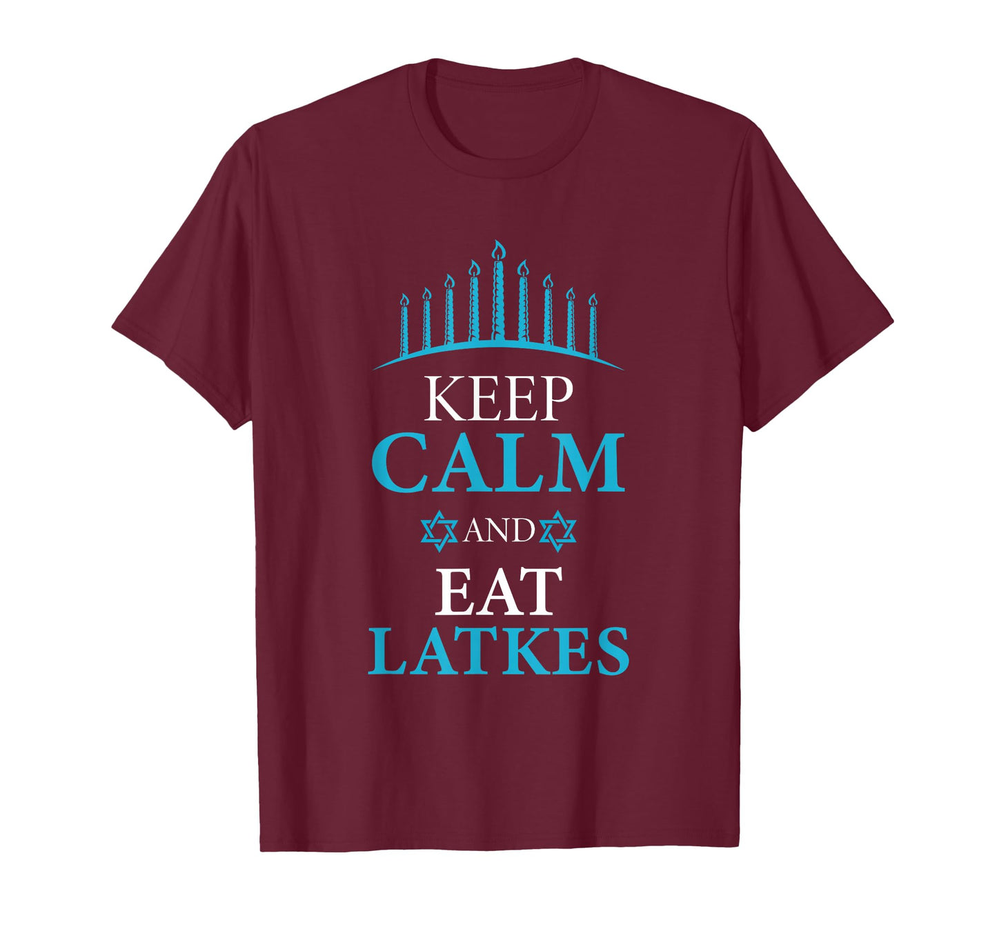 Keep Calm And Eat Latkes Pancake Lover And Jew T-Shirt