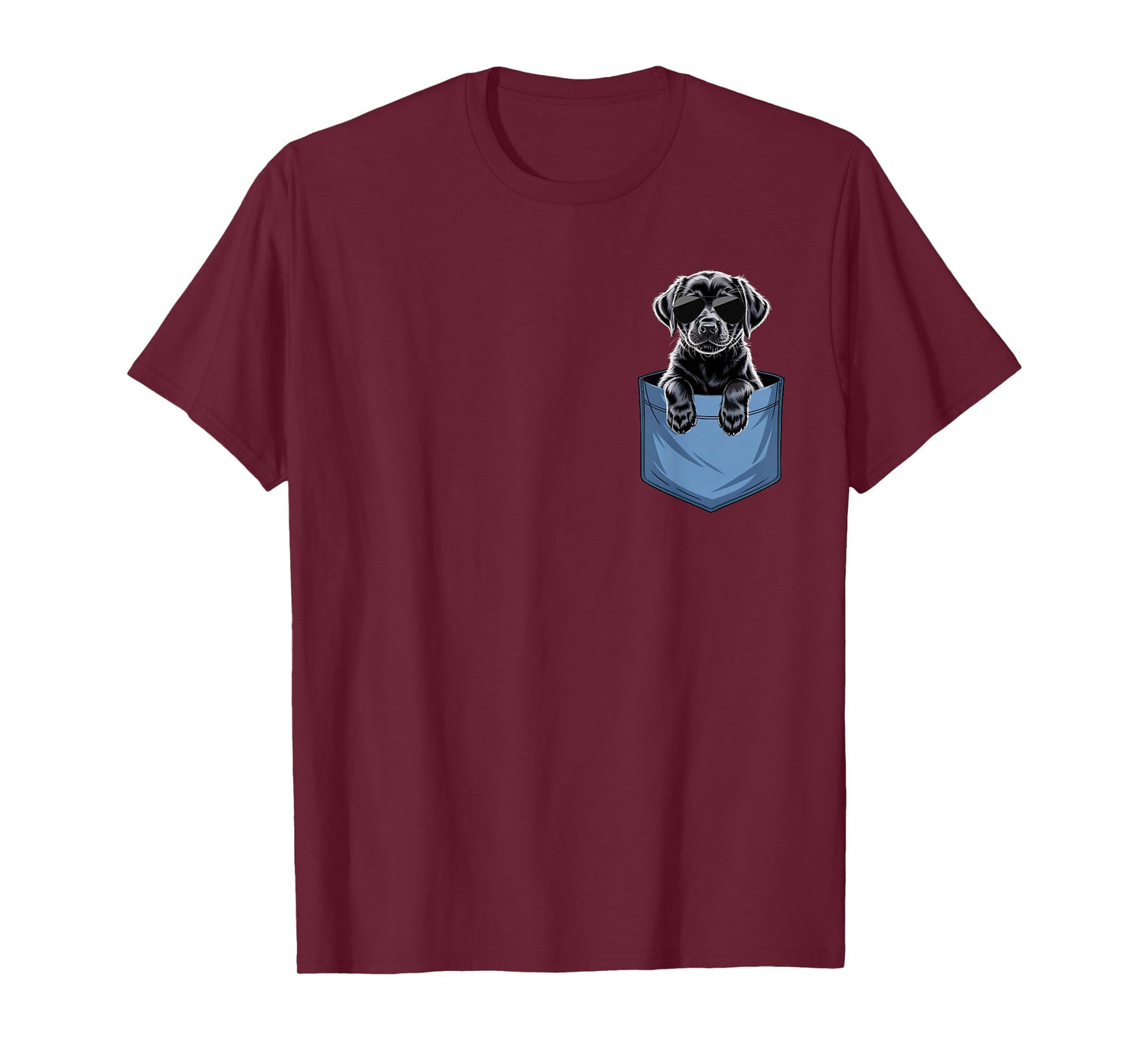 Cute Pocket Labrador Retriever Lover Black Lab Mom T-Shirt
