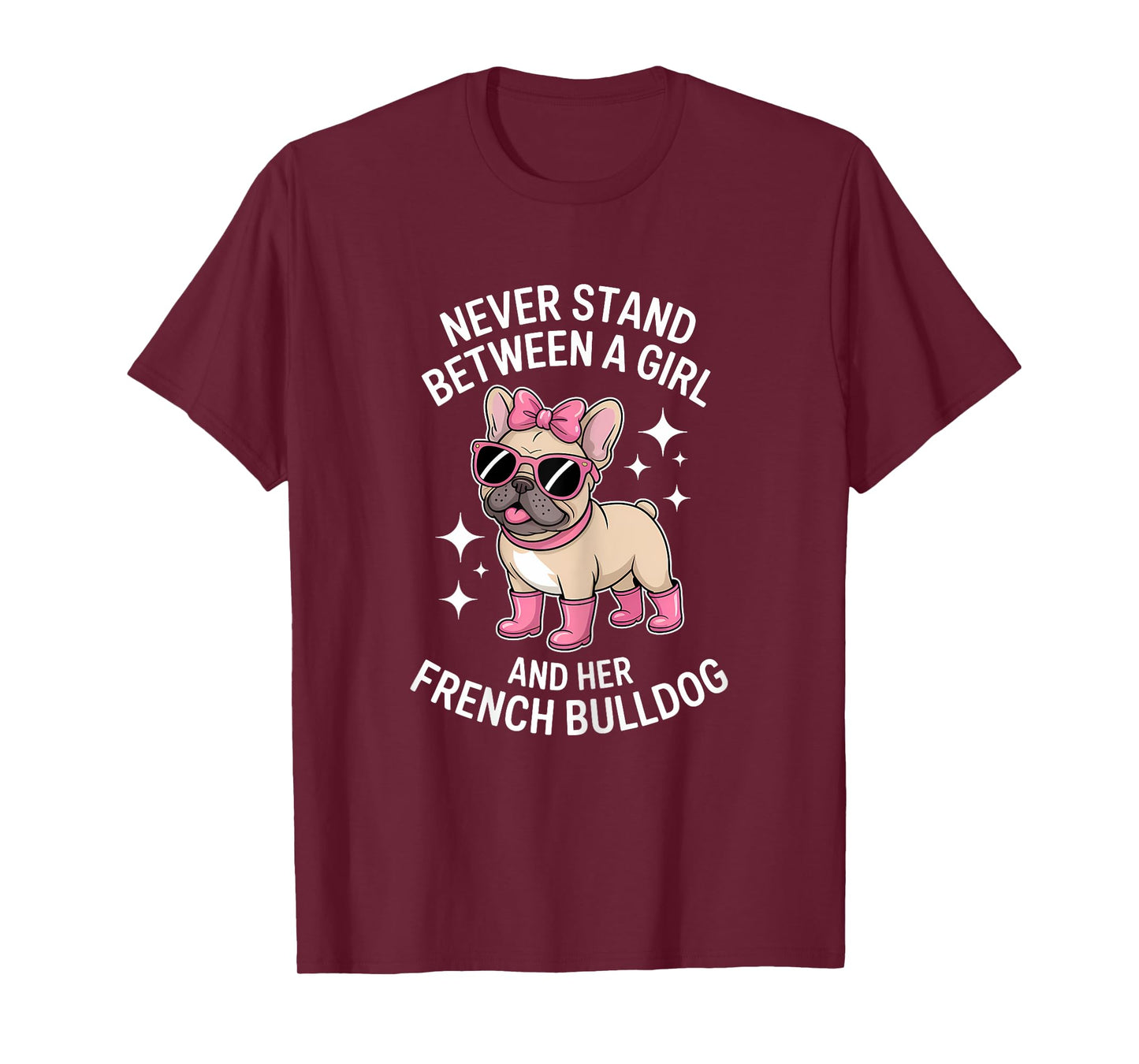 French Bulldog Girl Funny French Bulldog T-Shirt