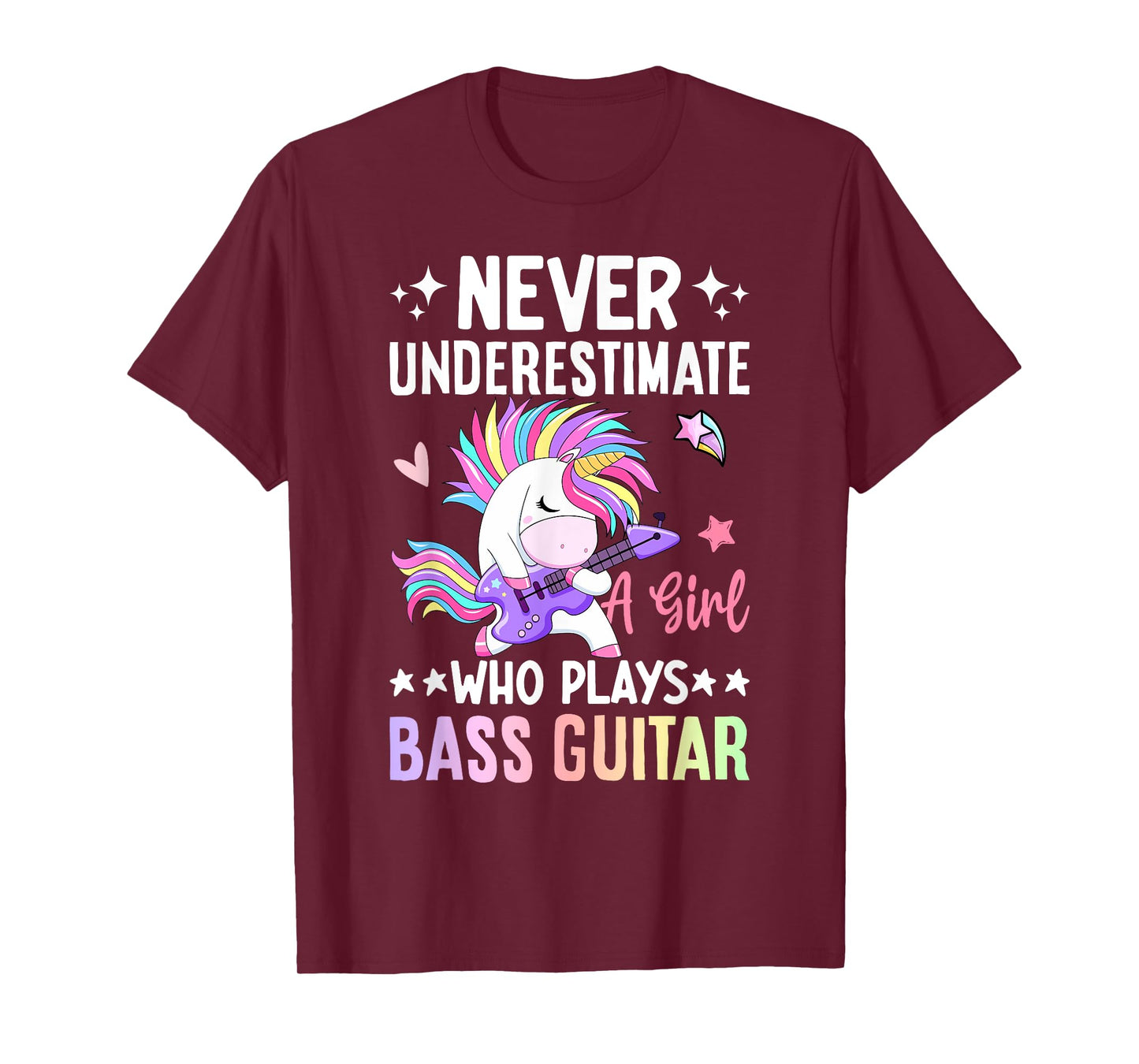 A Girl Who Plays Bass Guitar Bass Player Bassist T-Shirt