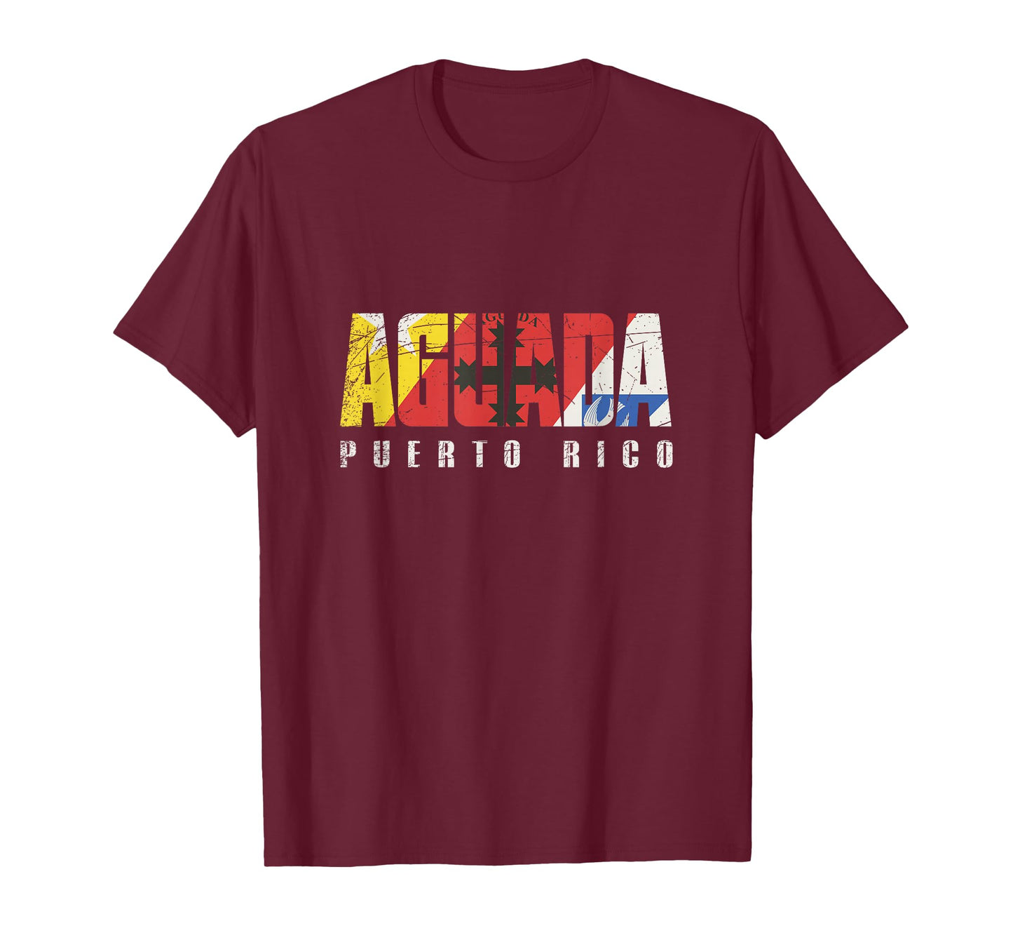 Aguada City in Puerto Rico, Aguada Flag T-Shirt