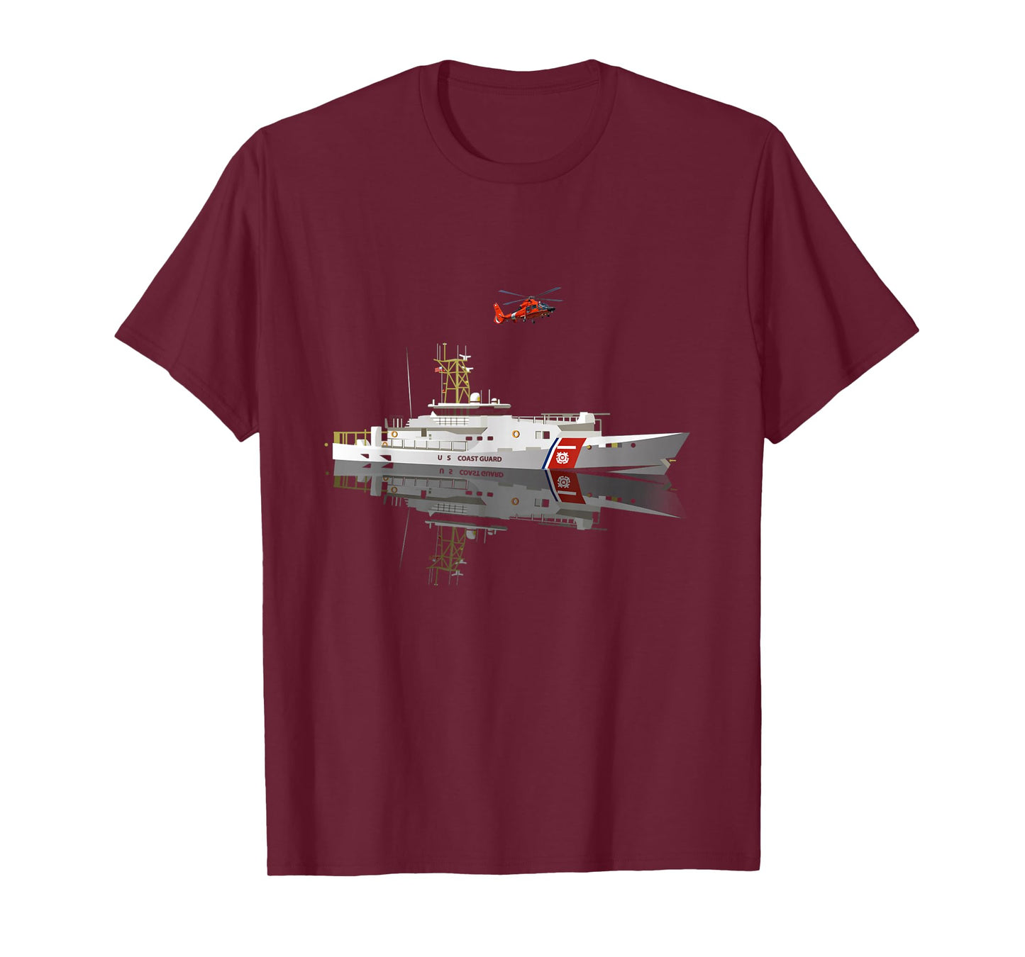 U.S Coastguard Coast Guard Veteran Flag USCG Veterans Day T-Shirt