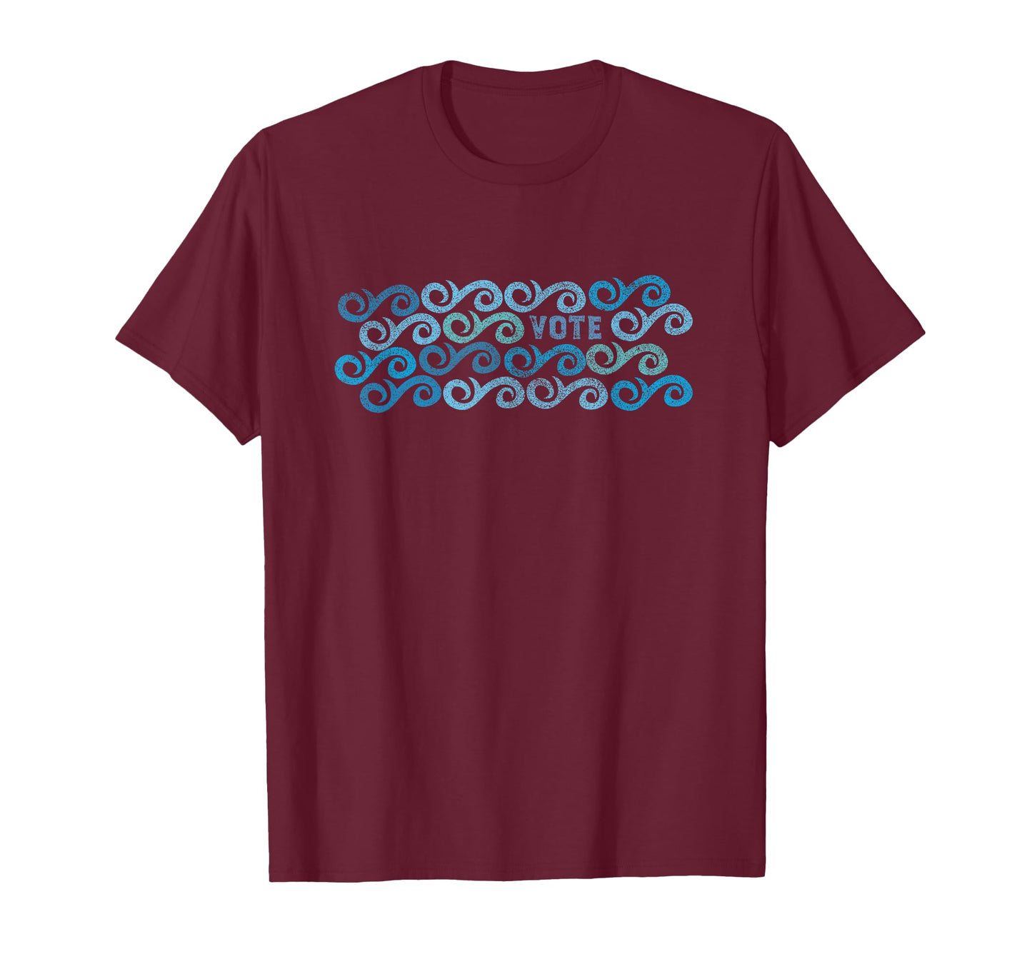 VOTE Democrat Blue Wave Design T-Shirt