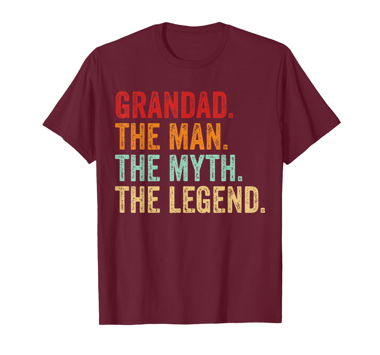 Grandad THE MAN THE MYTH THE LEGEND Dad Grandpa Father's Day T-Shirt